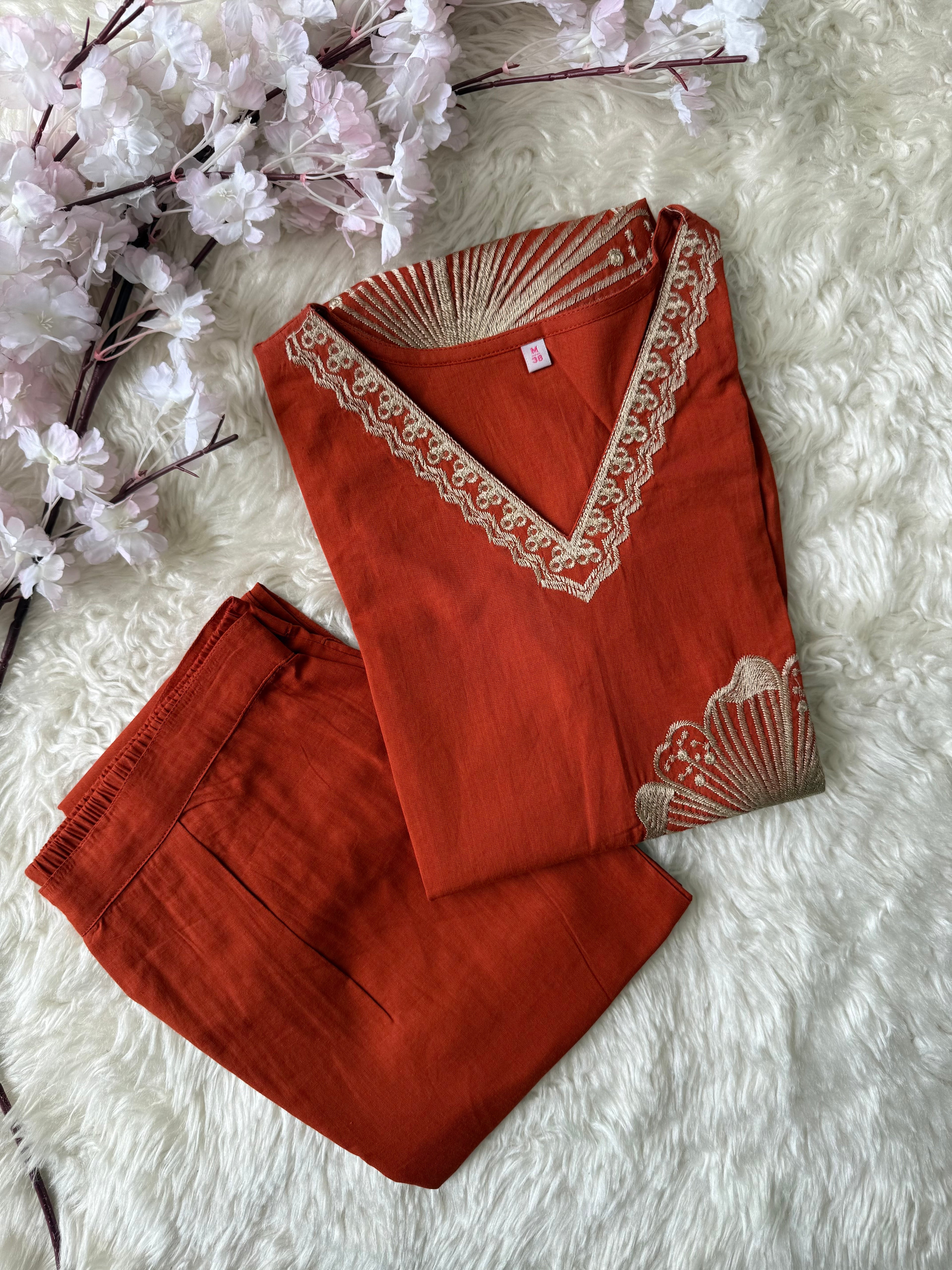 Premium Cotton Kurti Pant Set