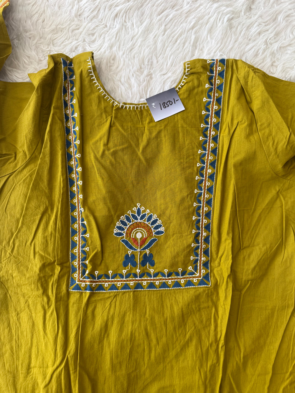 Premium Cotton FLARE Kurti Plazo Dupatta Set