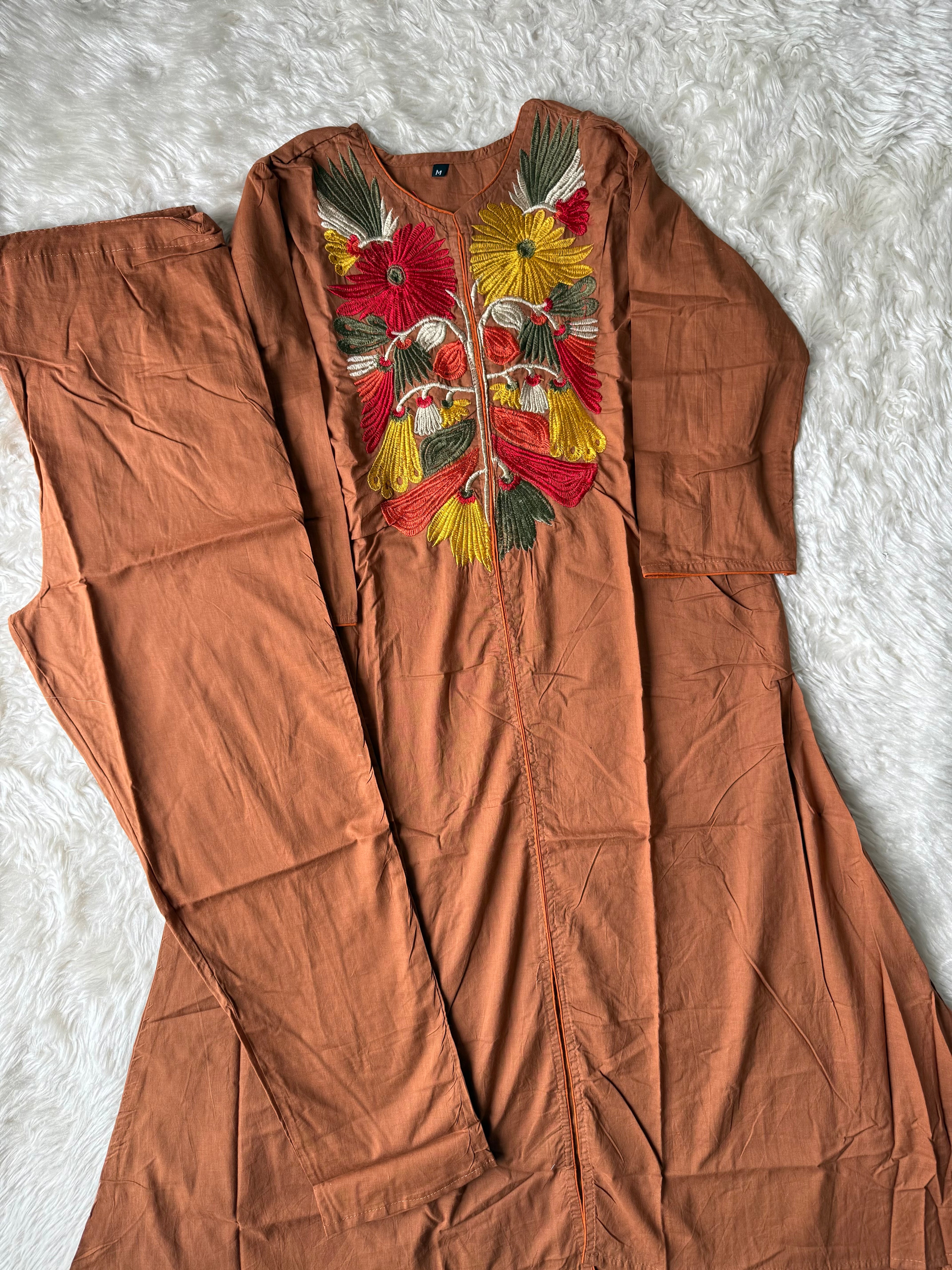 Cotton FLARE Kurti Pant Set