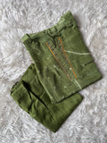 Crepe Silk Kurti Pant Set