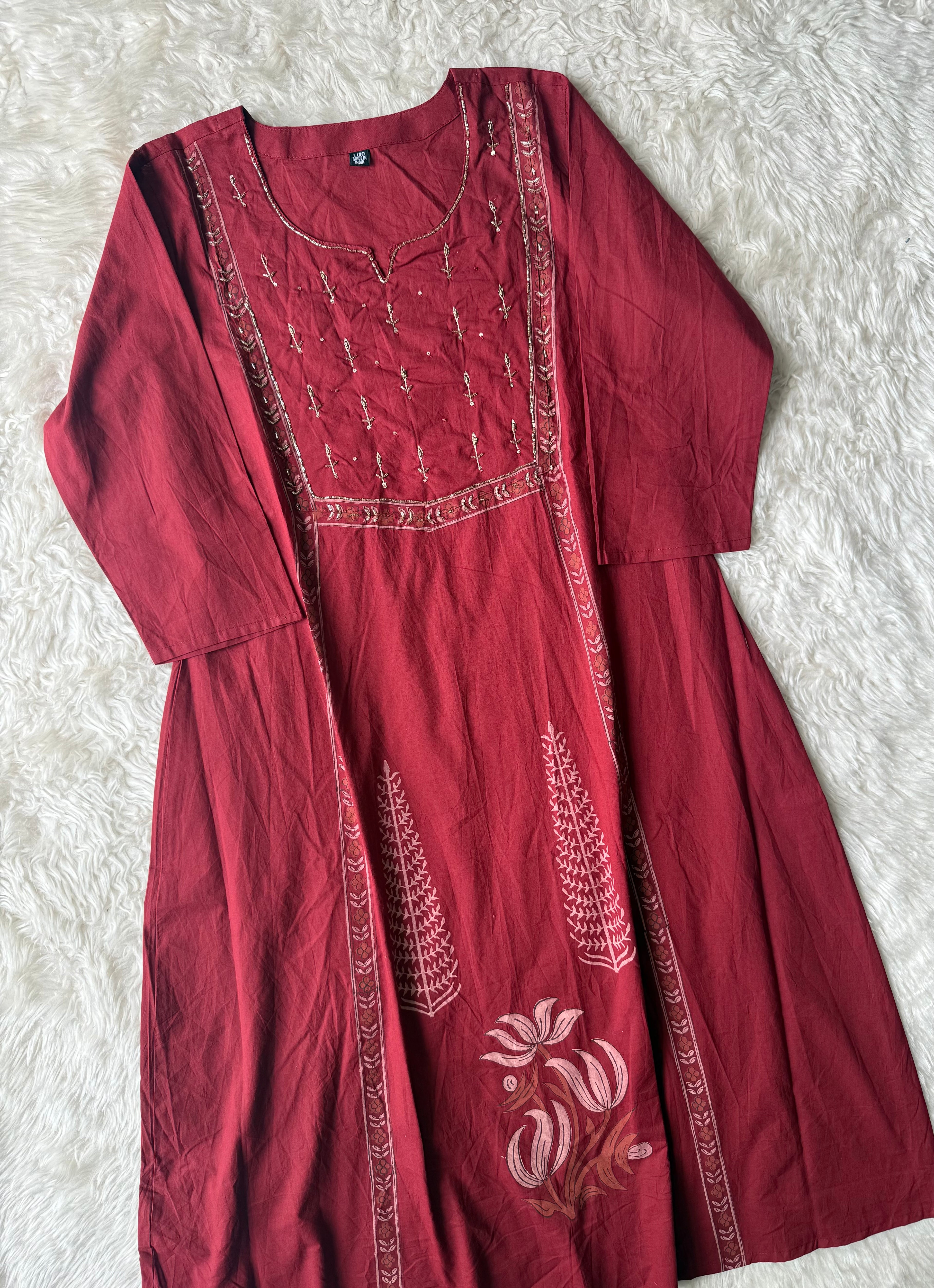 Premium Cotton Kurti Pant Dupatta Set