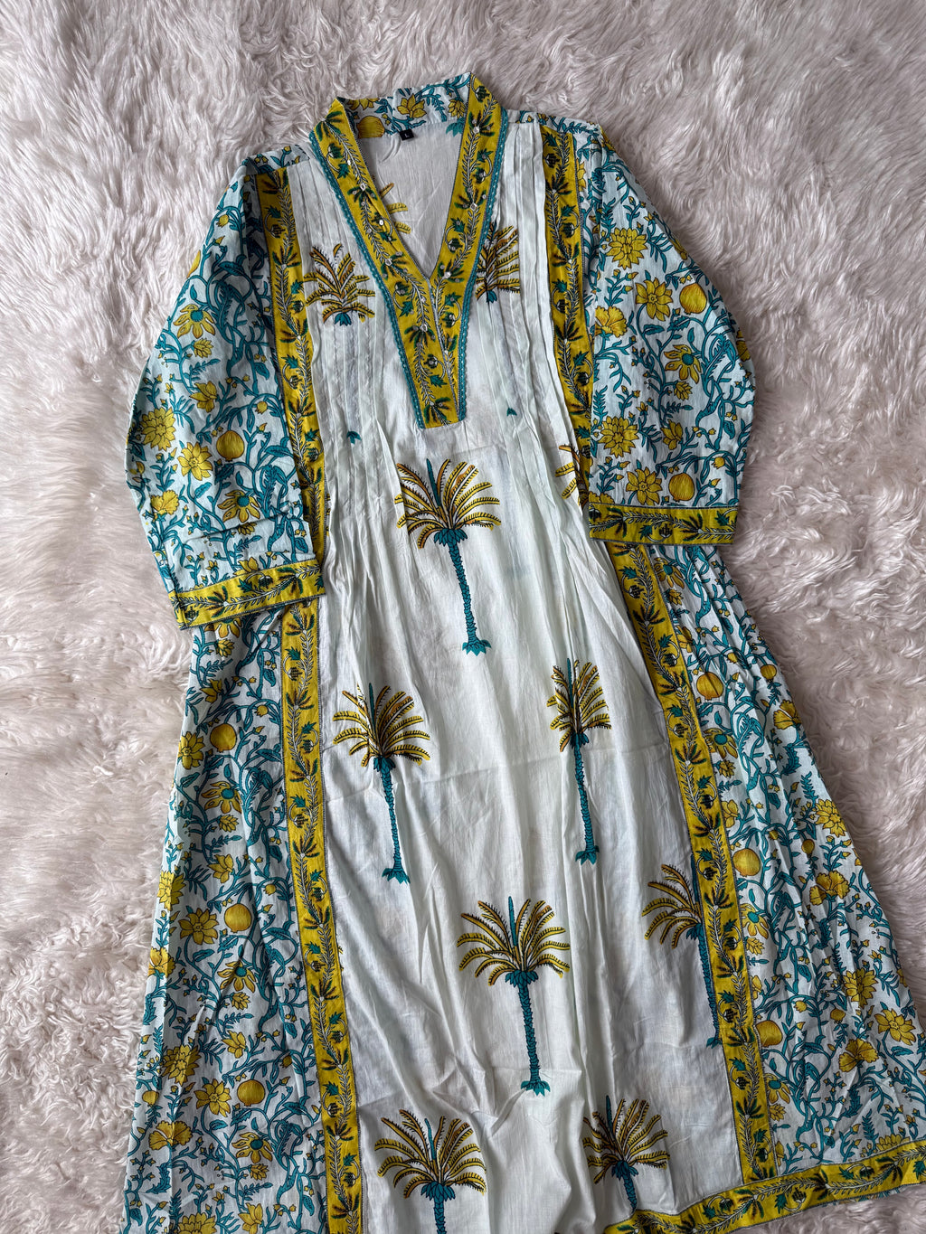 Budget Friendly Flare Kurti Pant Dupatta Set