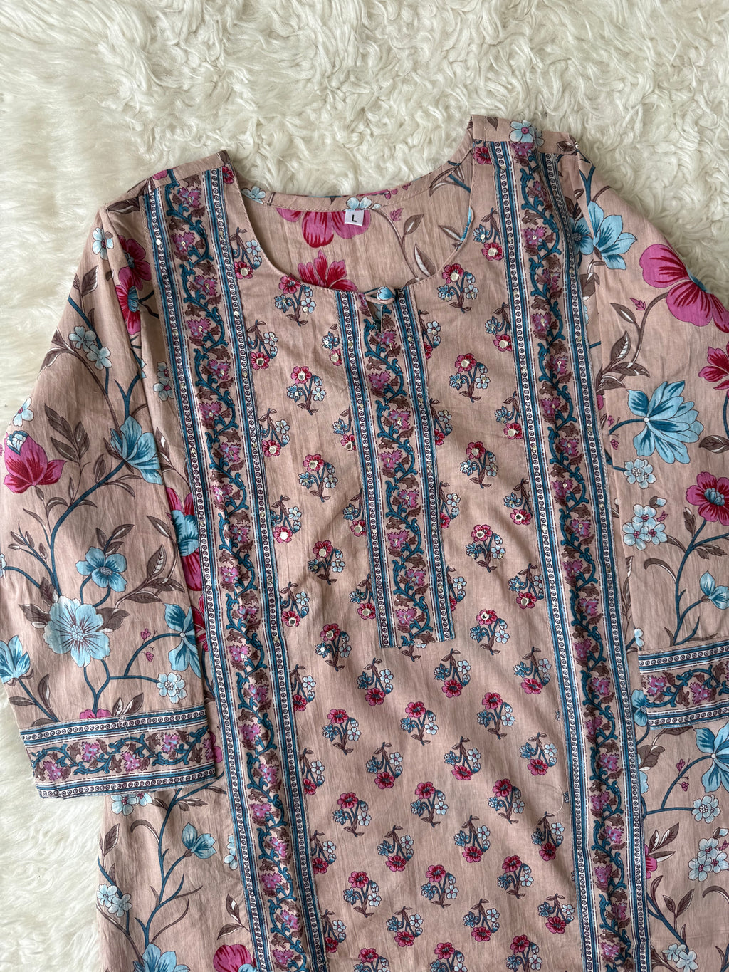 Premium Cotton Kurti Pant Dupatta Set