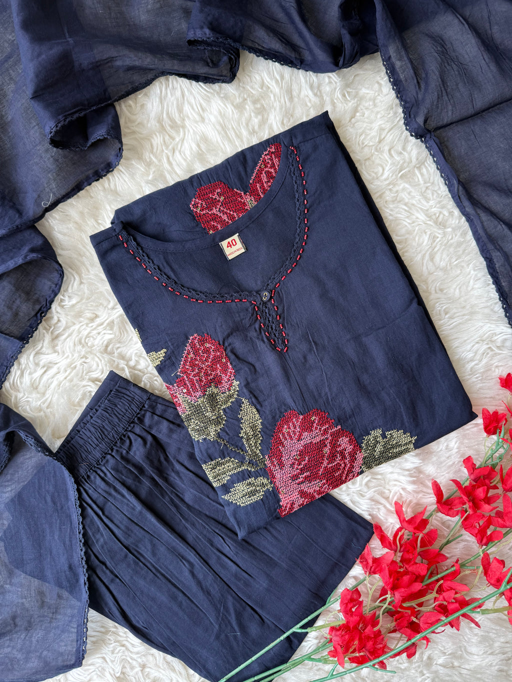 Premium Cotton Thread Work Collection