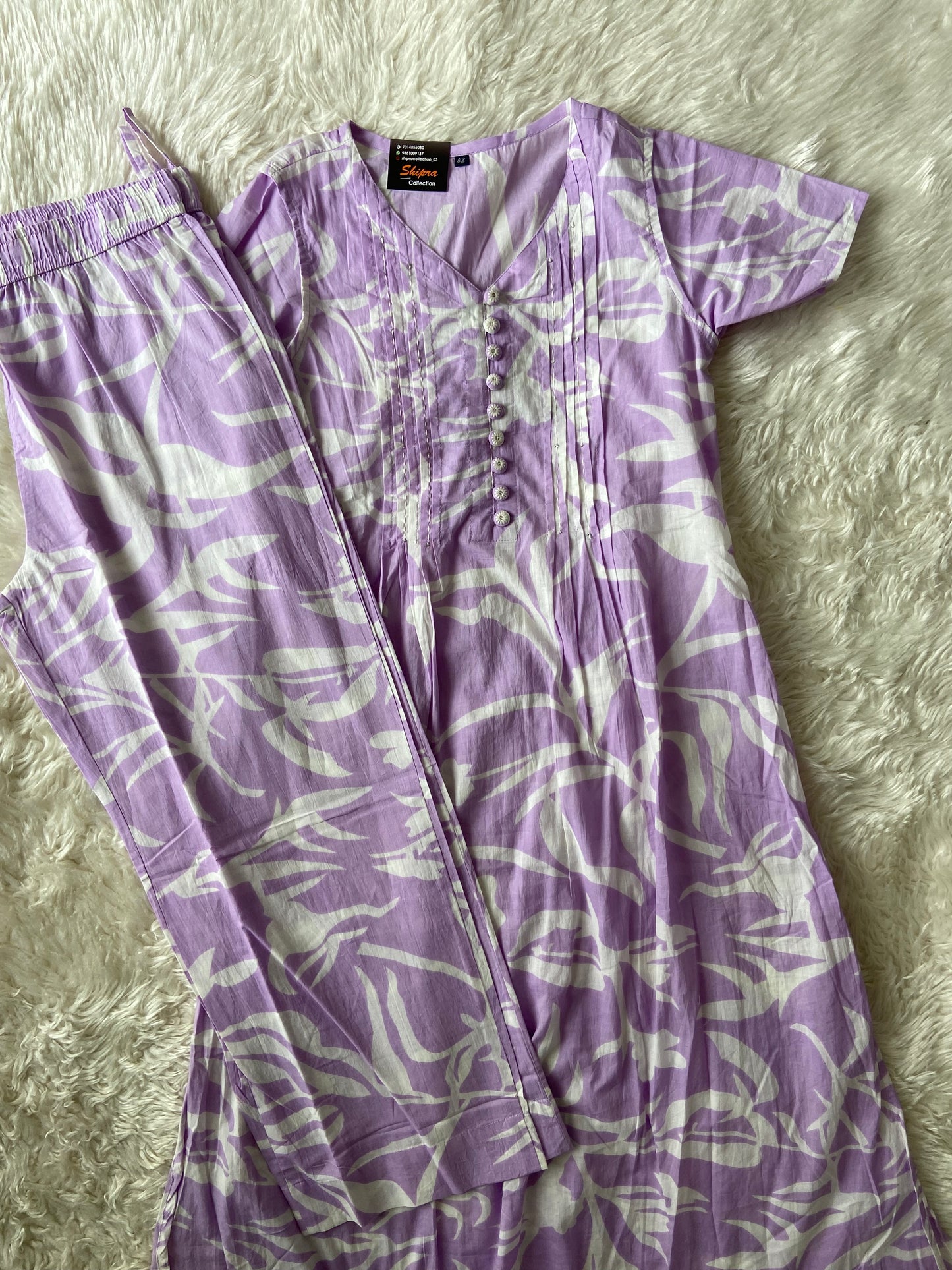 Premium Cotton Kurti Pant Set