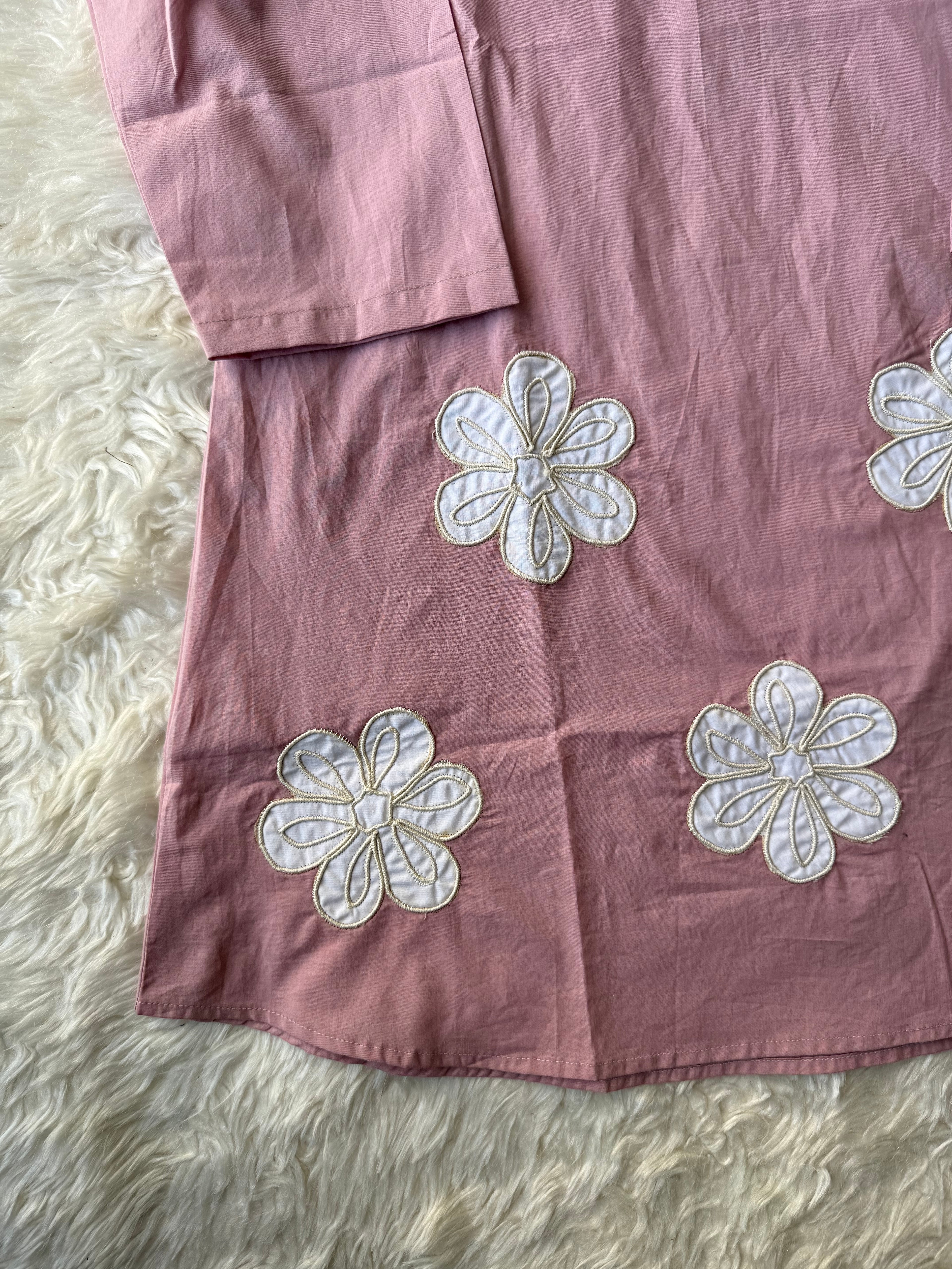 Breathable Cotton Patch Work Co-ord Set