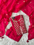 Dola Silk Kurti Pant Dupatta Set