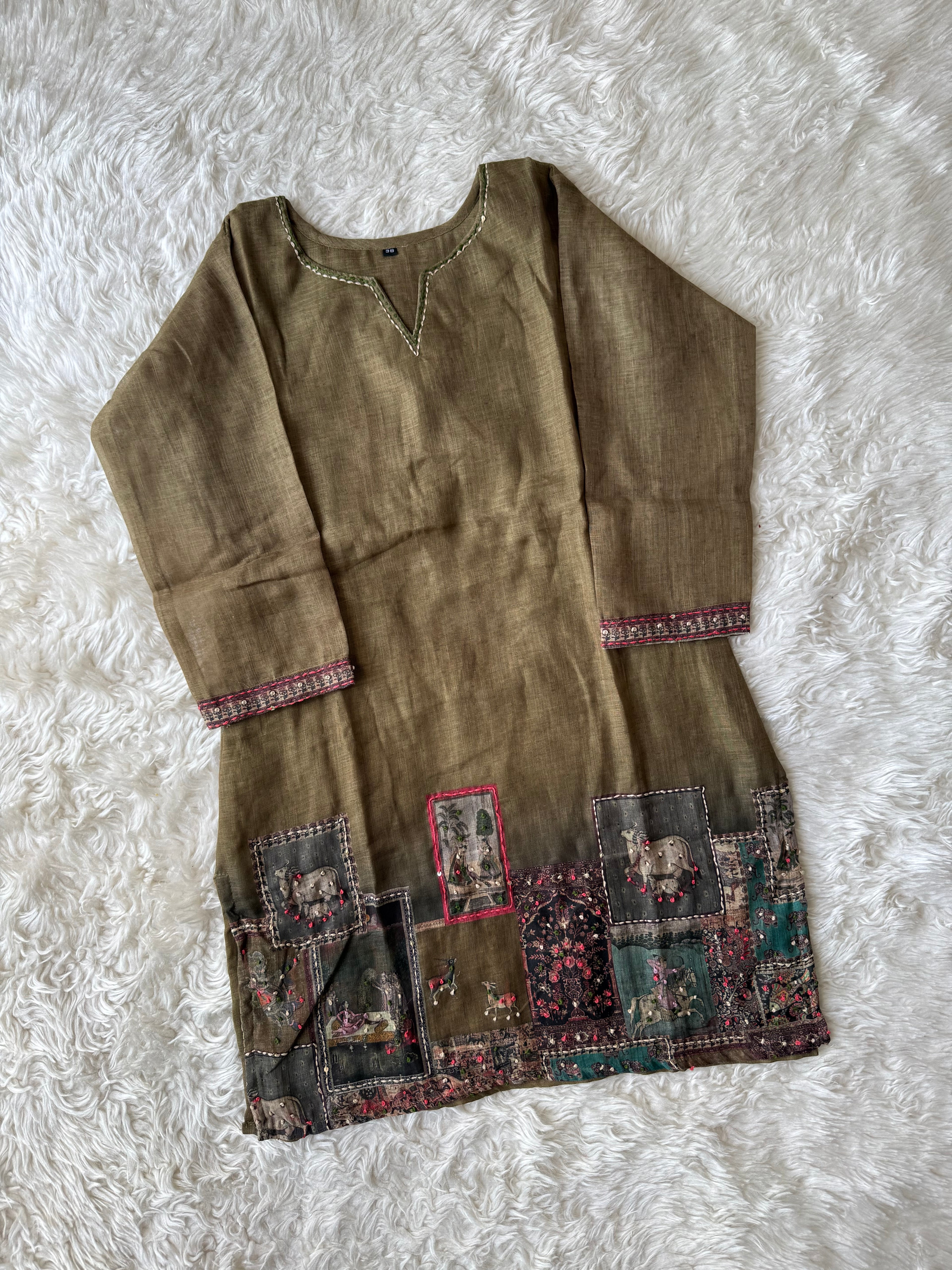 Chanderi Silk Co-ord Set