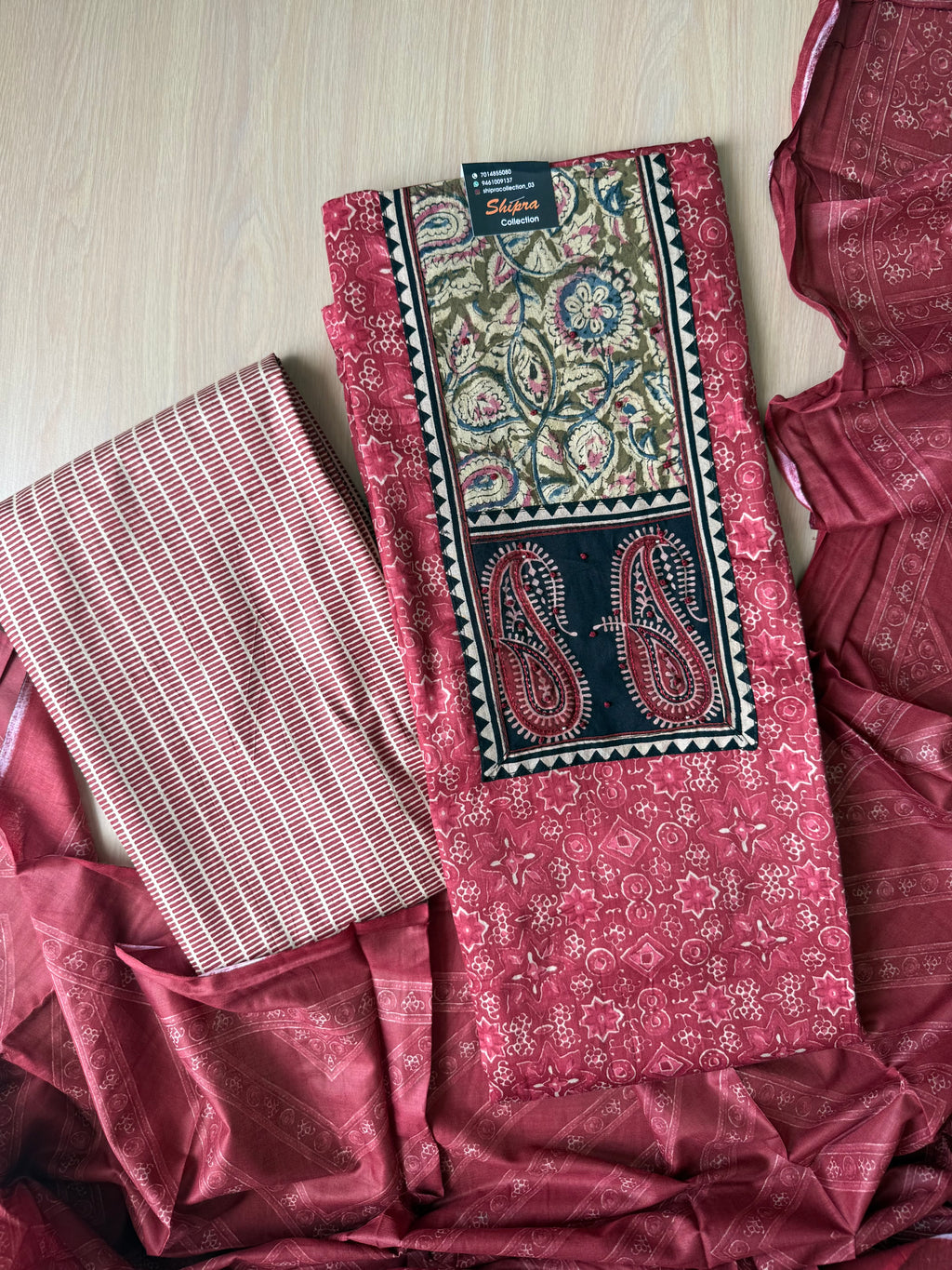 Premium Cotton Unstitched Set