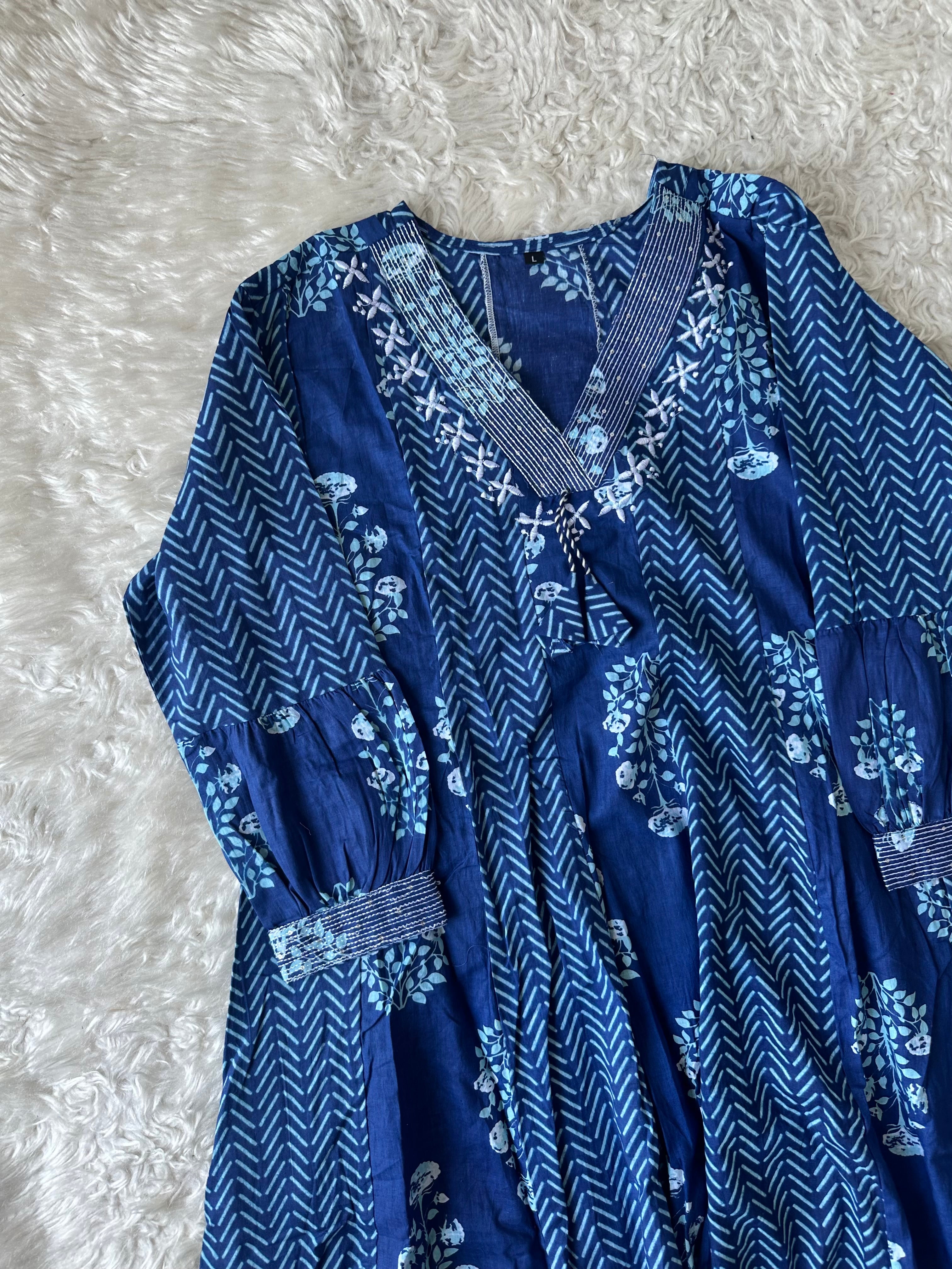 Budget Friendly FLARE Kurti Pant Dupatta Set