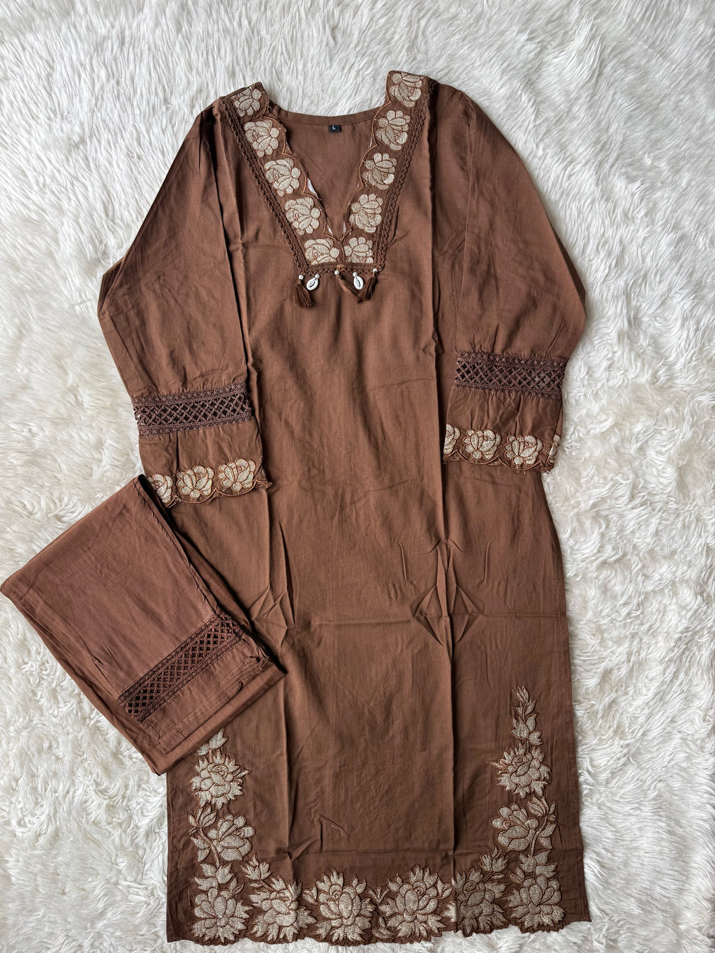 Cotton Kurti Pant Set