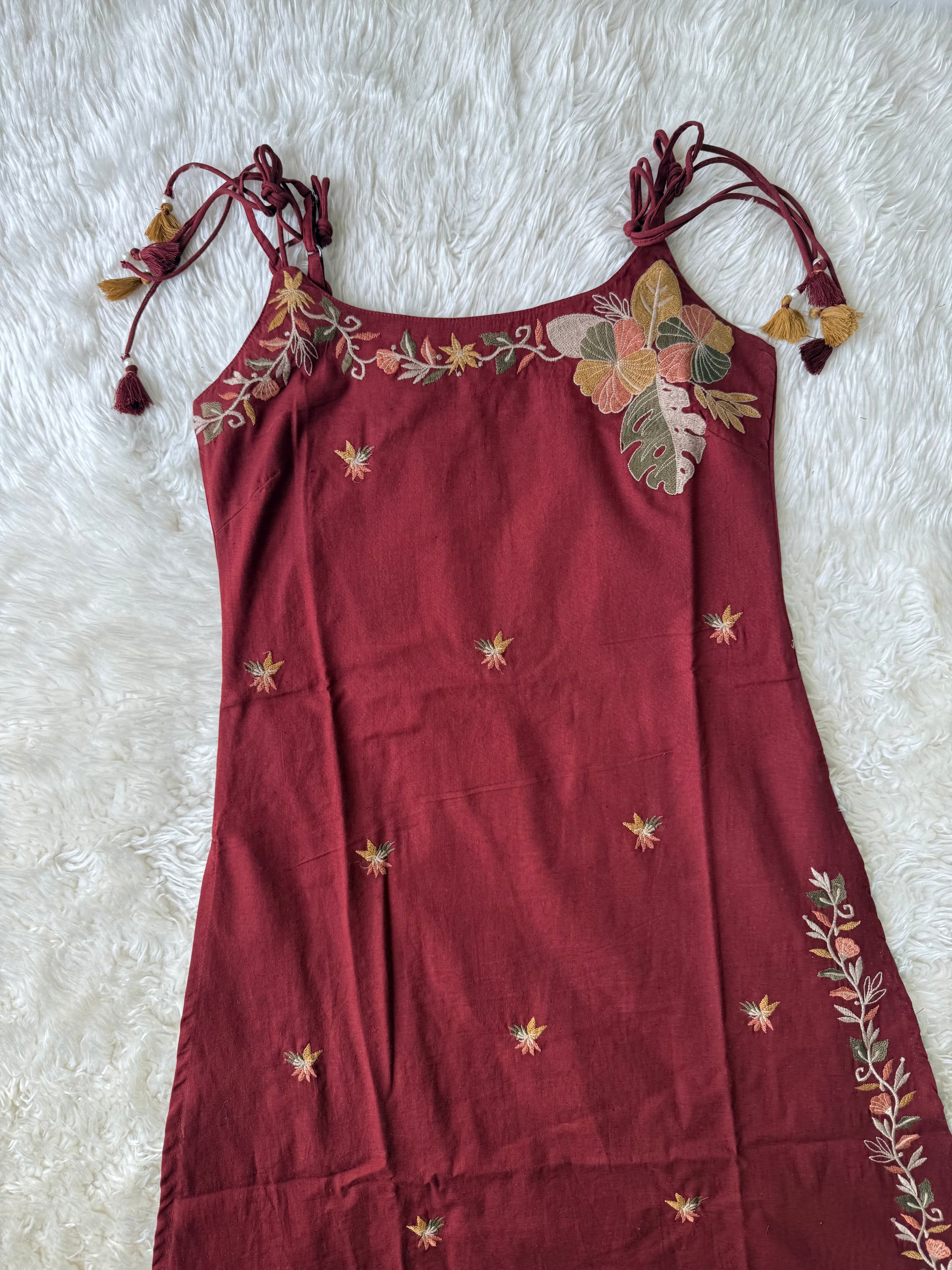 Khadi Cotton Noodle Strap Set