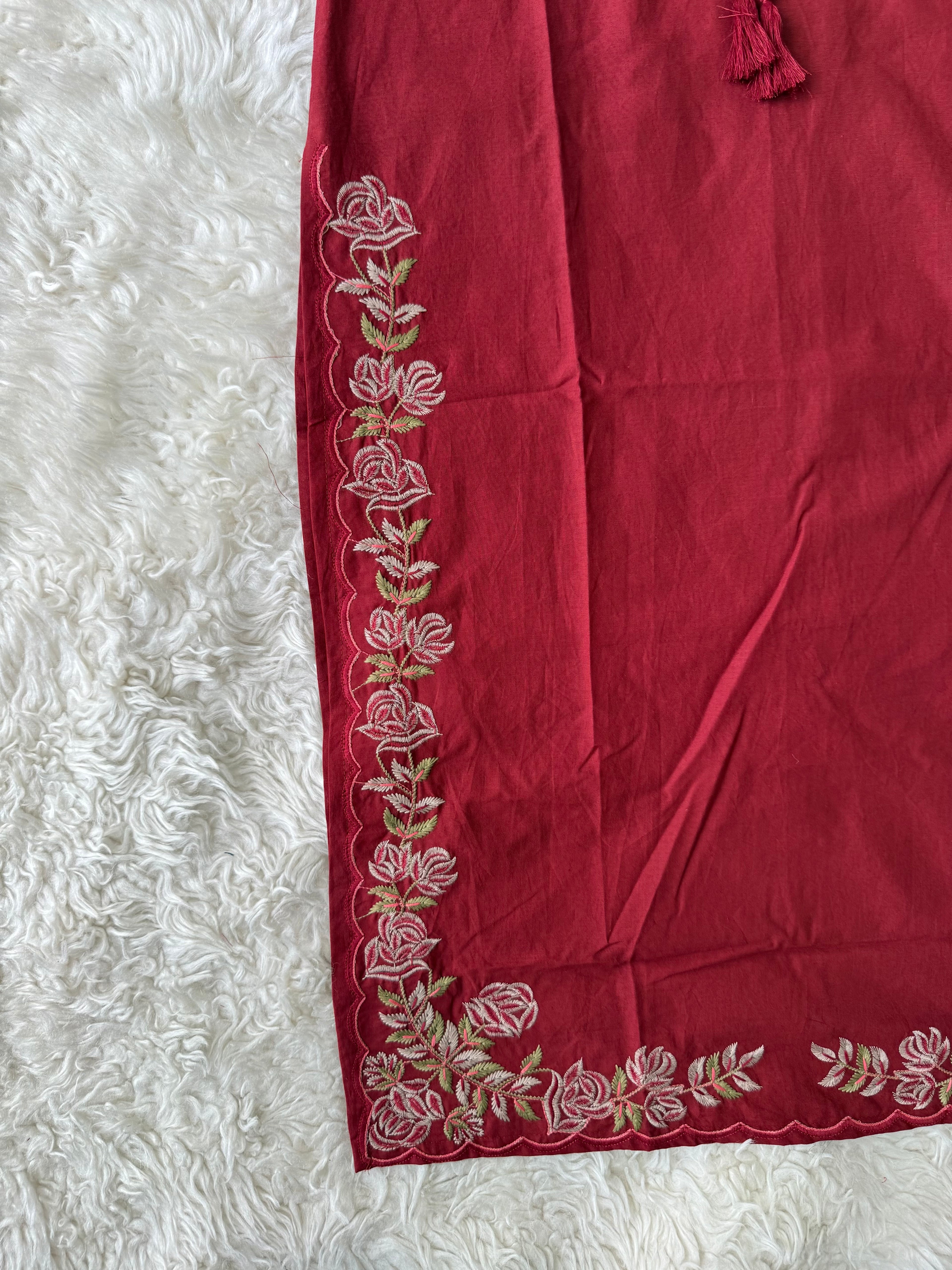 Premium Cotton Kurti Pant Dupatta Set