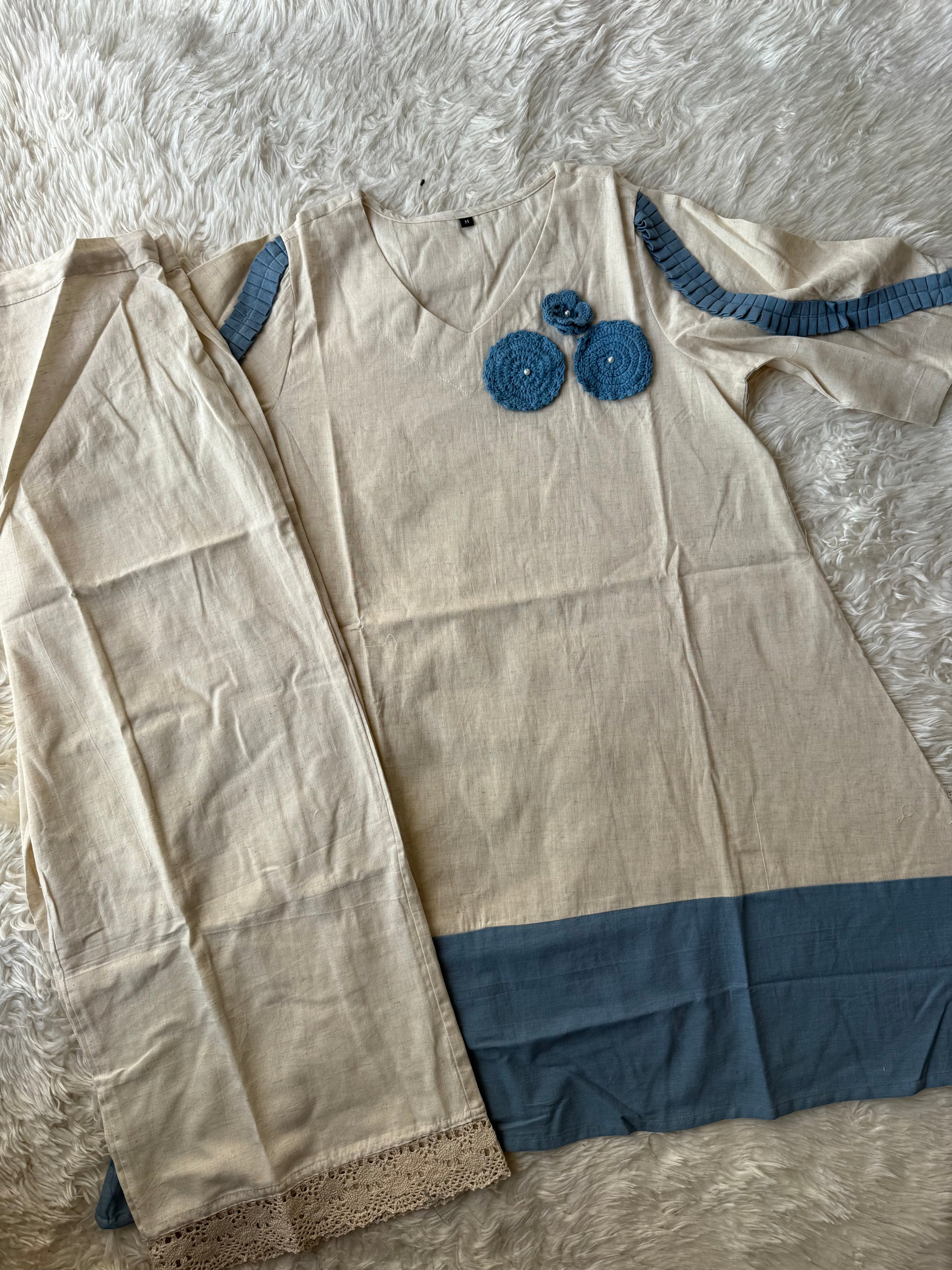 Soft Khadi Cotton Co-ord Set