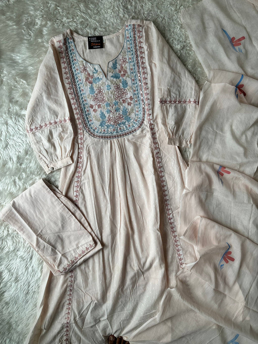 Premium Mul Cotton Thread Work Collection