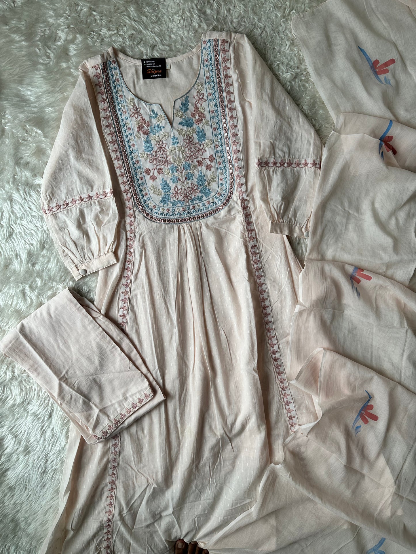 Premium Mul Cotton Thread Work Collection