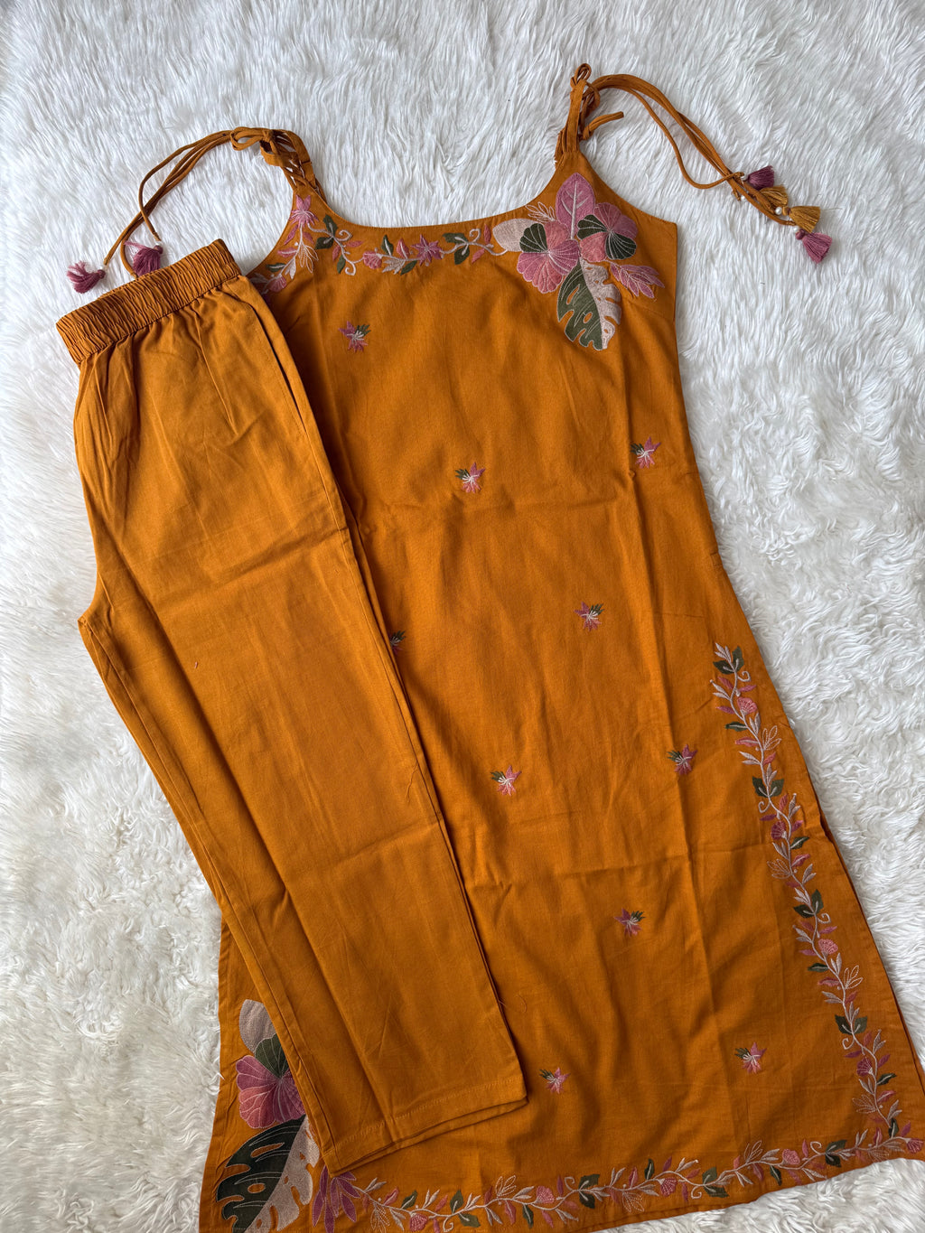 Khadi Cotton Noodle Strap Set