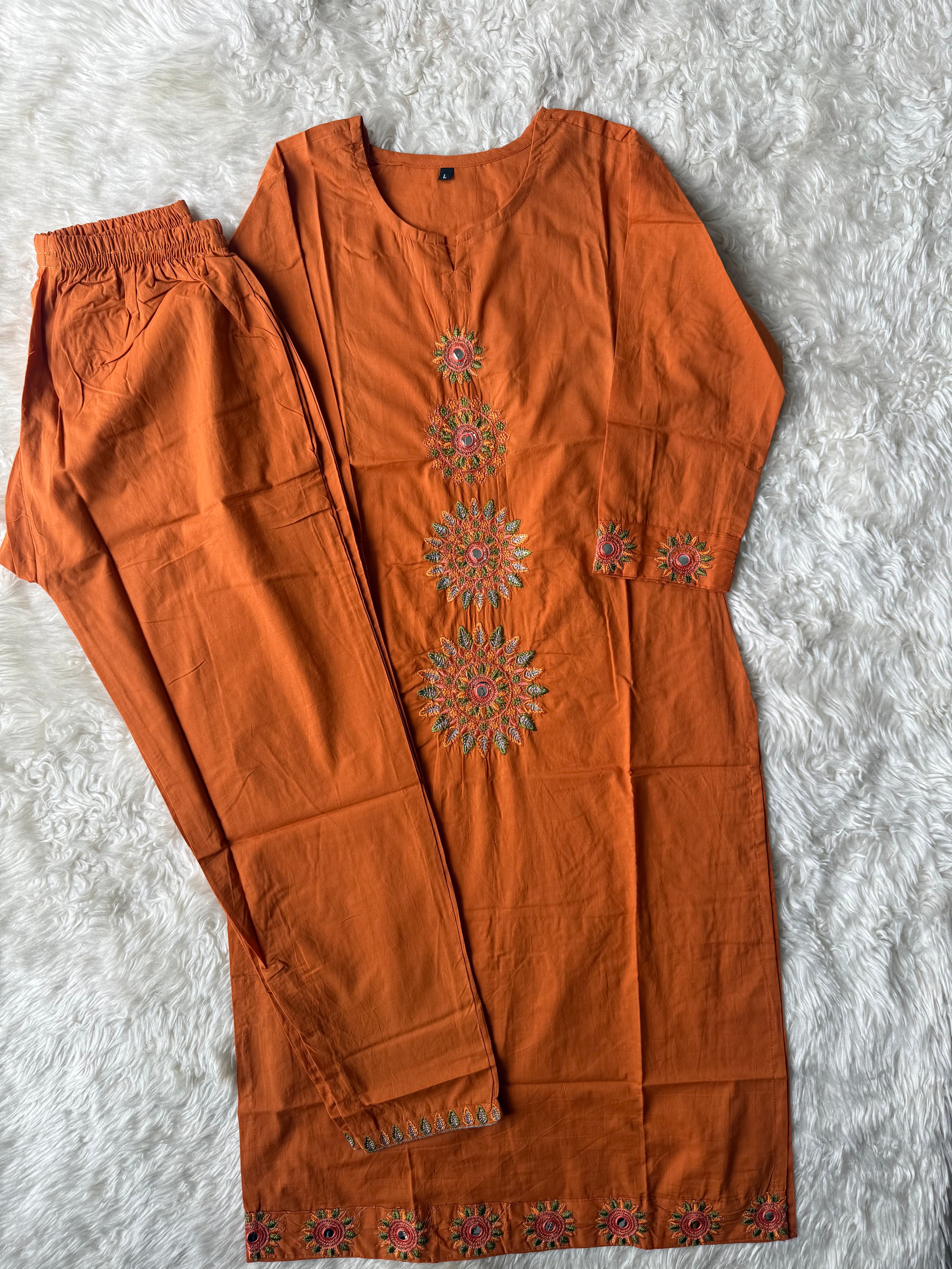 Cotton Kurti Pant Set