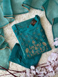 Mul Chanderi Kurti Pant Dupatta Set