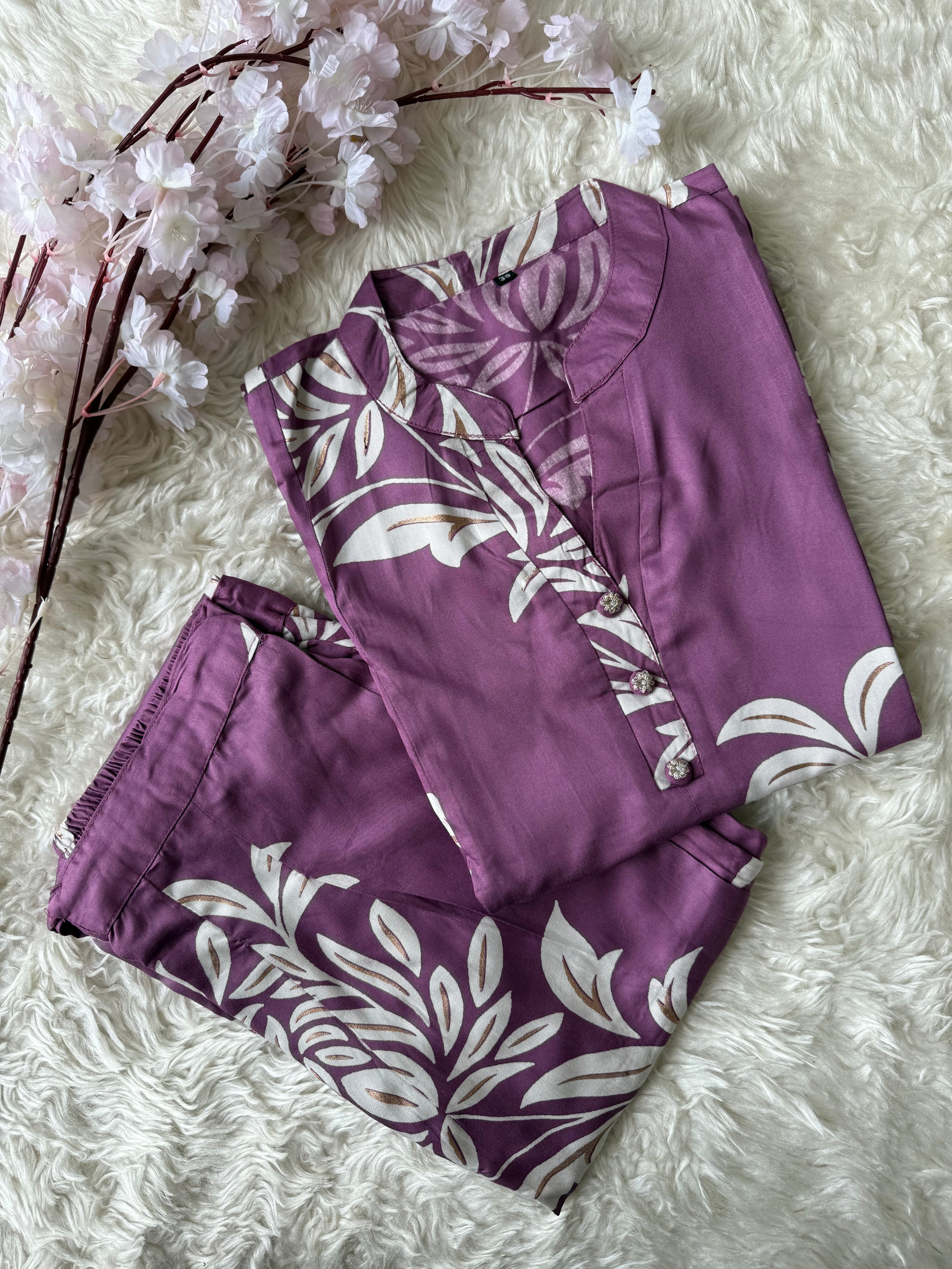 Satin Silk co-ord Set