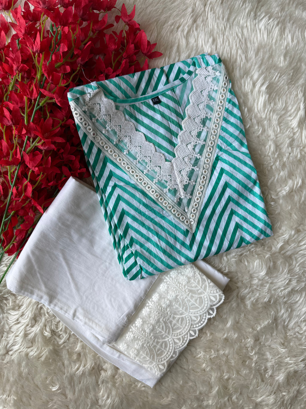 Cotton Kurti Pant Set