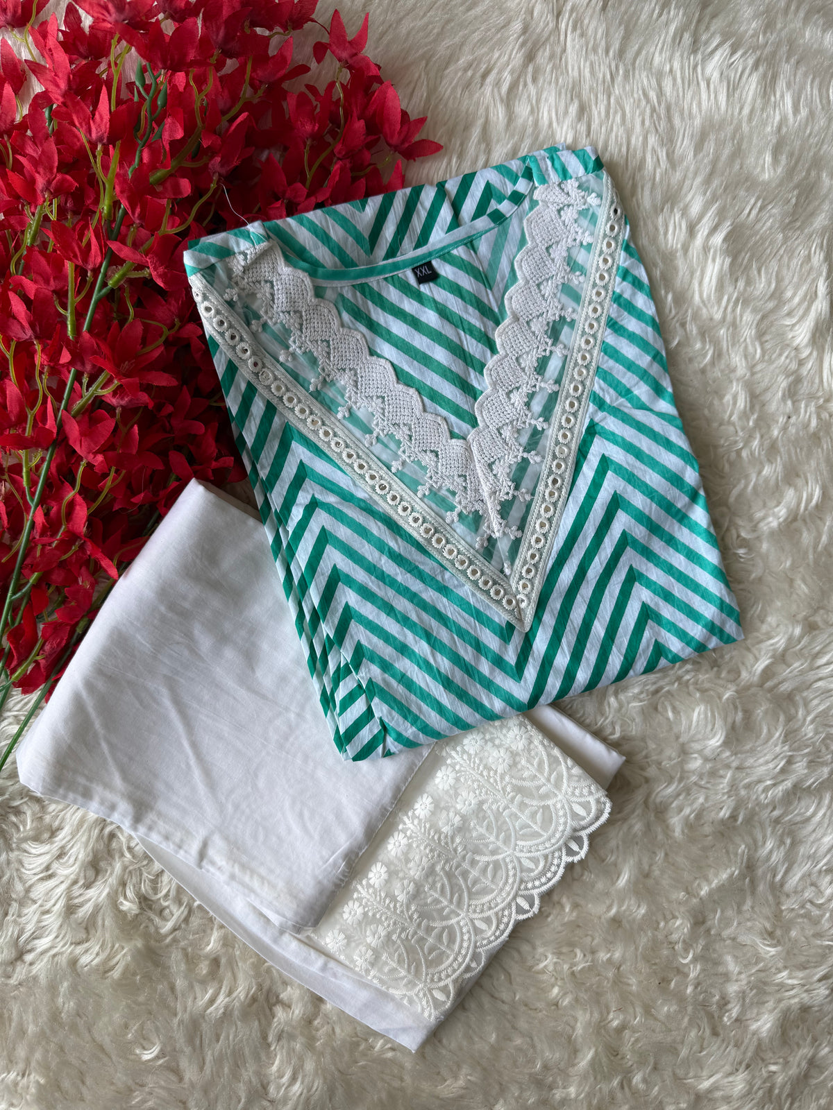 Cotton Kurti Pant Set