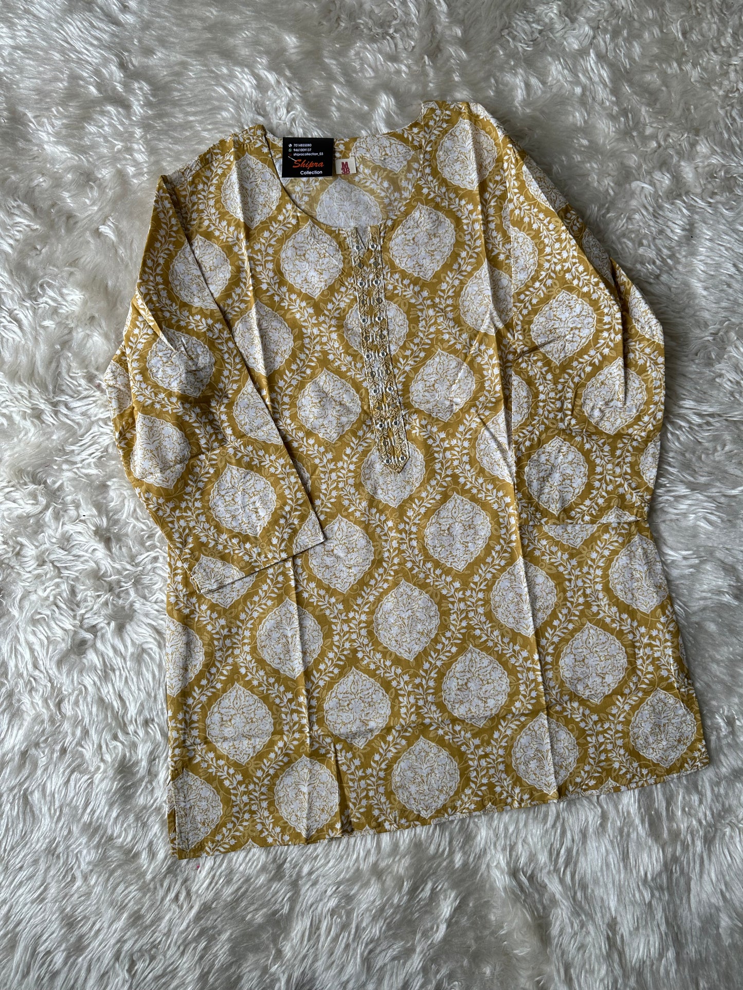 Pure Cotton Short Kurti