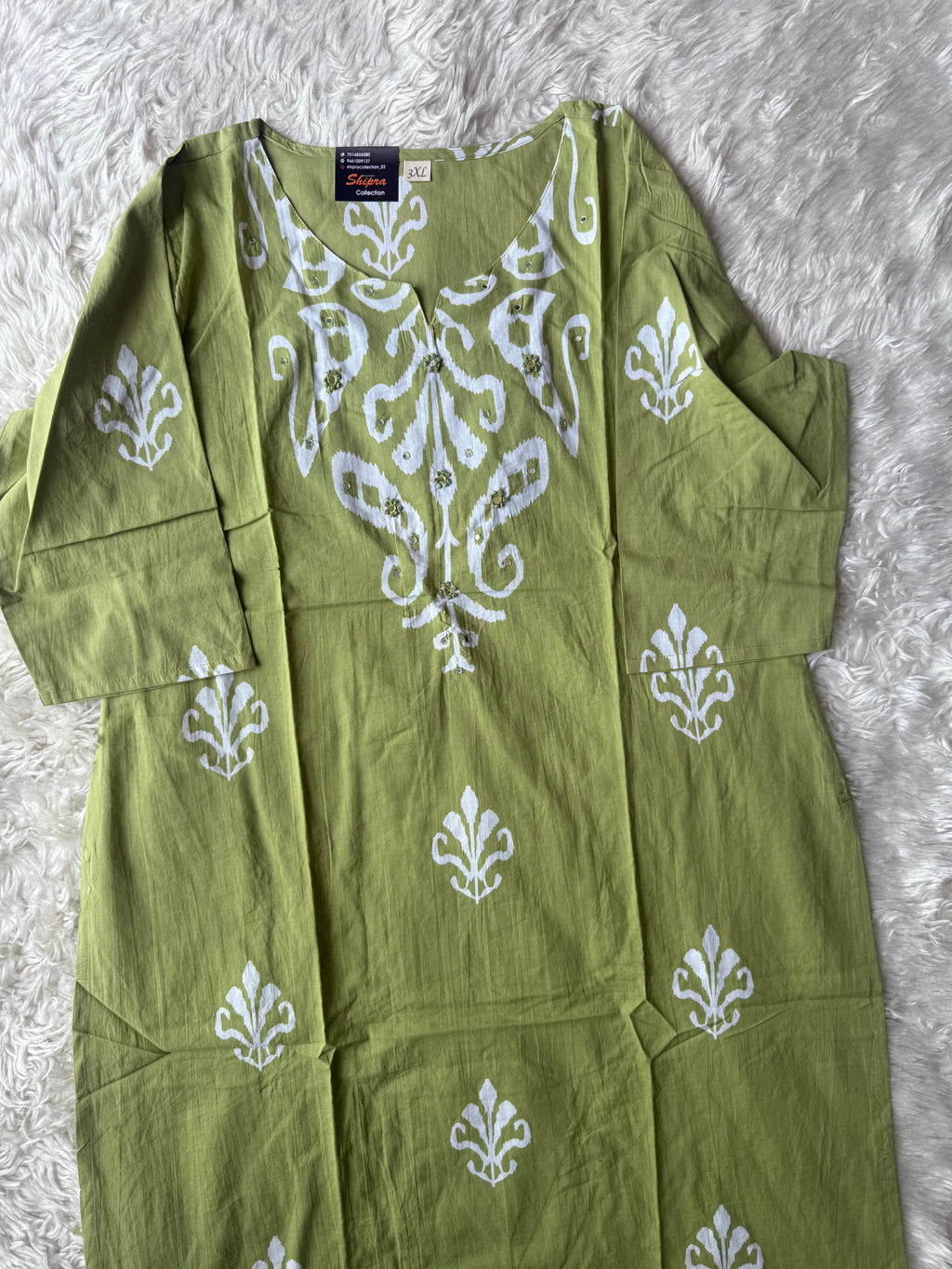 Premium Cotton Kurti Pant Dupatta Set
