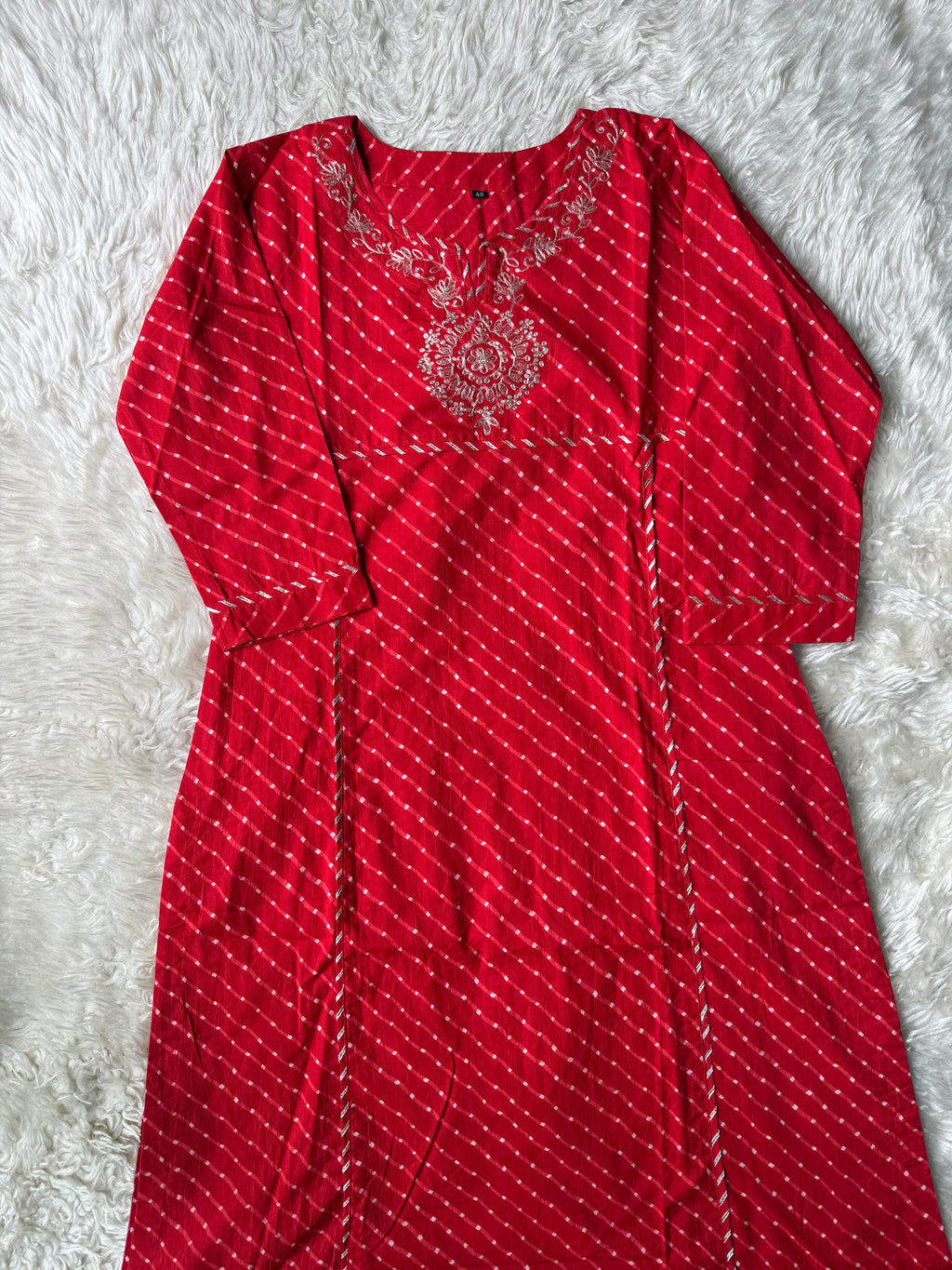 Premium Cotton Lehariya Set