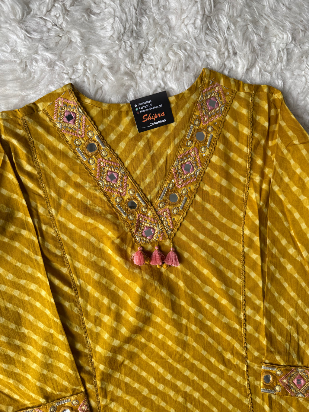 Premium Cotton Lehariya Set