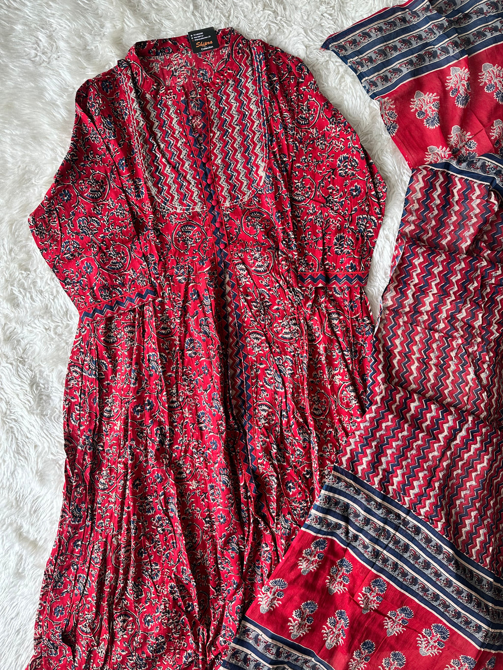 Premium Cotton Kurti Dupatta Set
