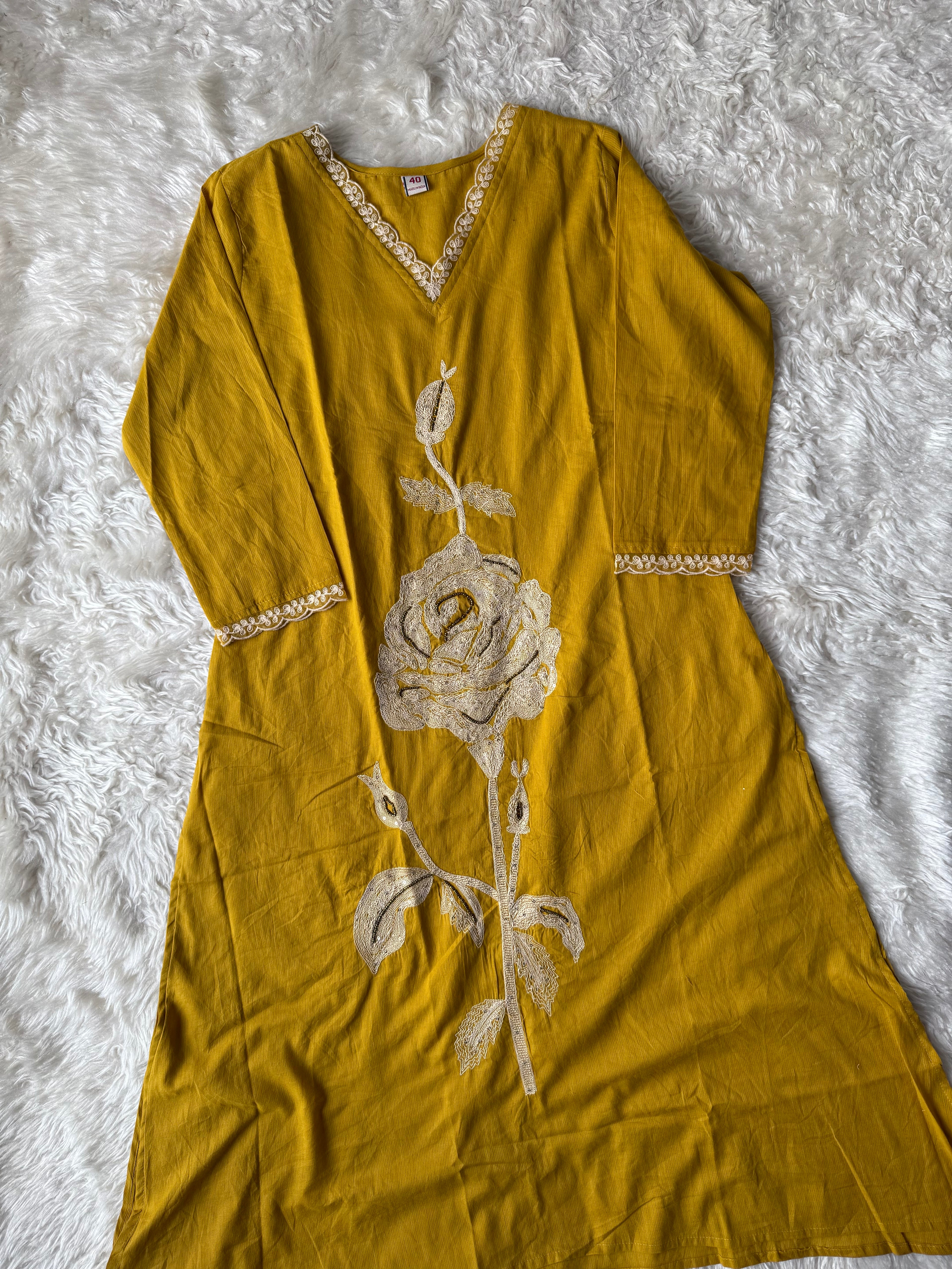 Premium Cotton Kurti Pant Dupatta Set