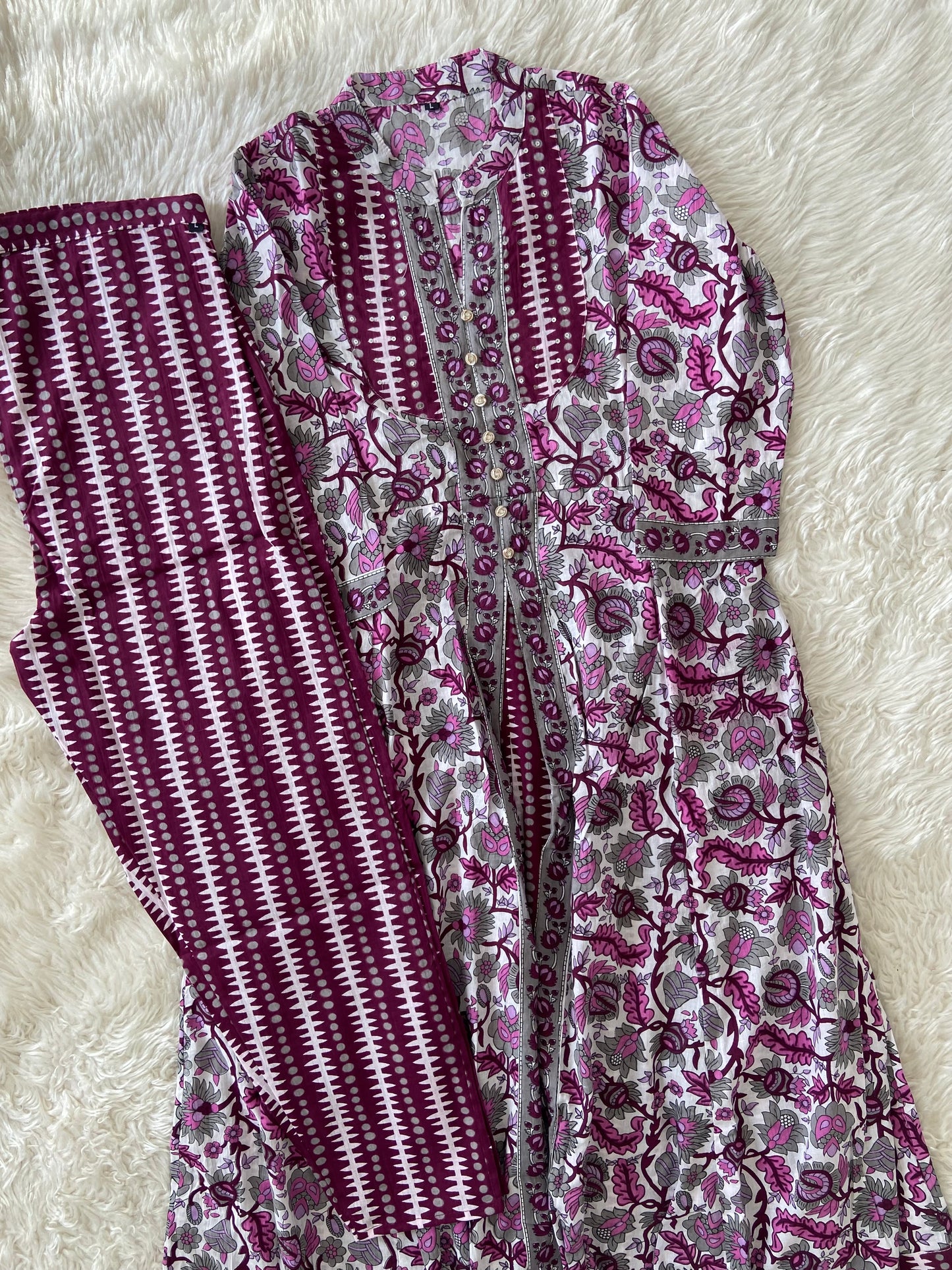Cotton Kurti Pant Set