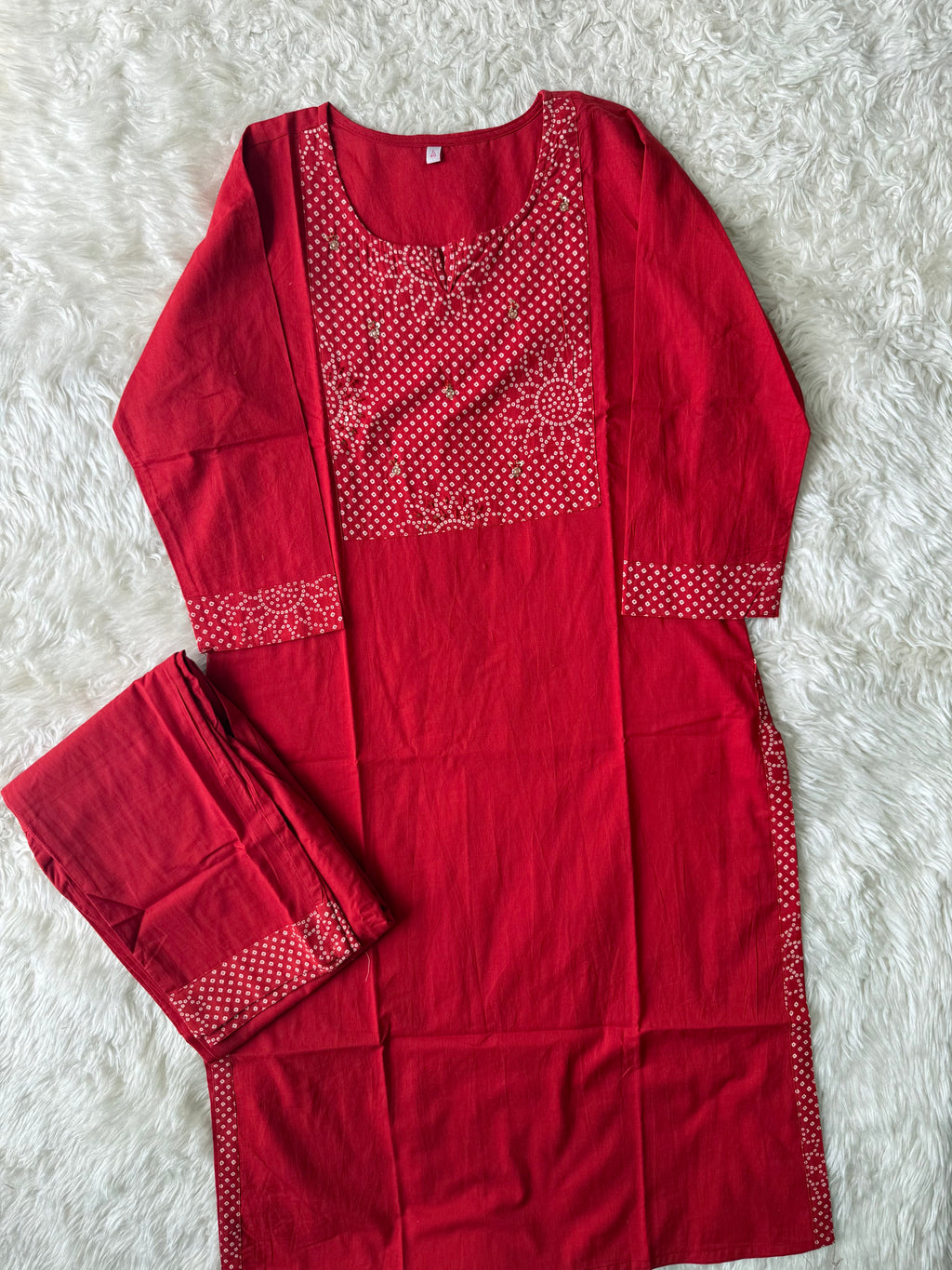 Premium Cotton Kurti Pant Set
