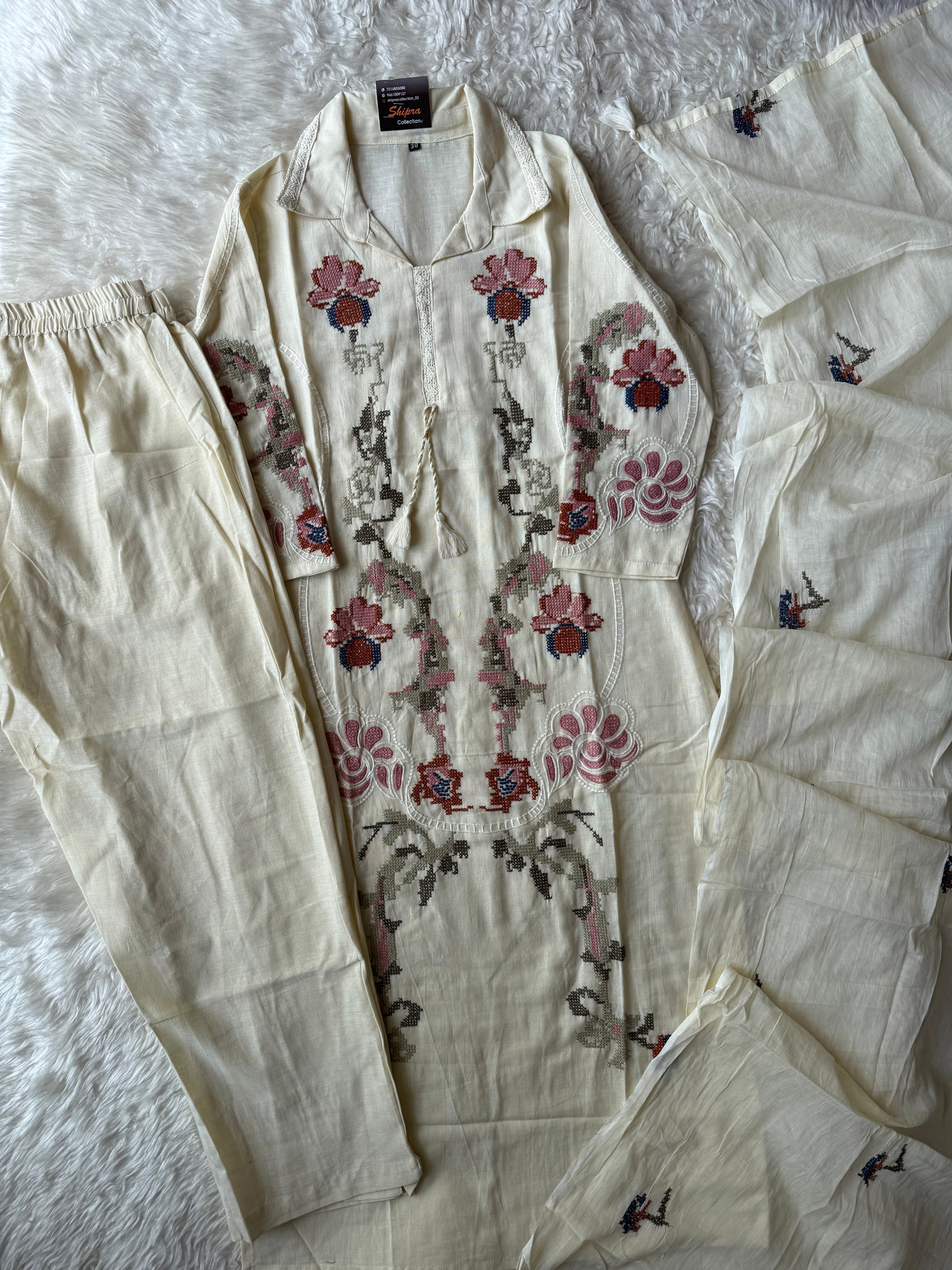 Khadi Cotton Thread Work Set
