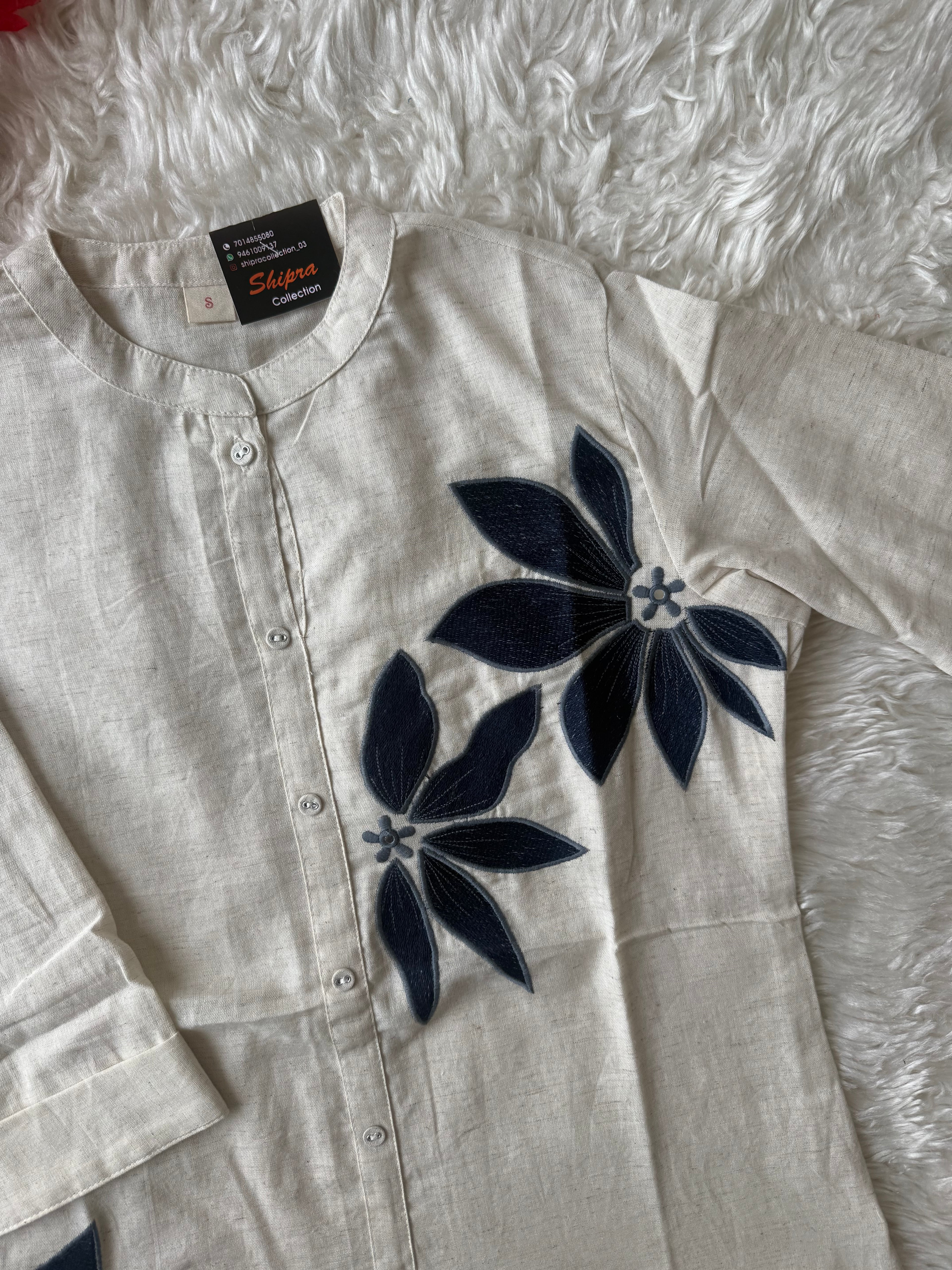 Khadi Cotton Short Kurti