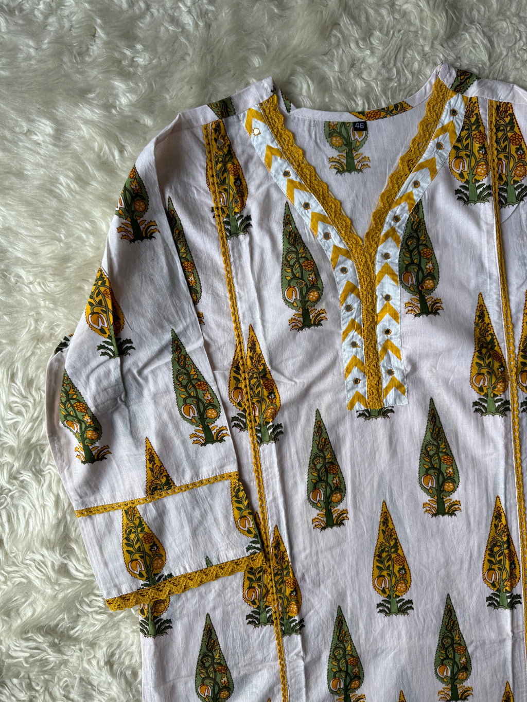 Cotton Kurti Pant Set