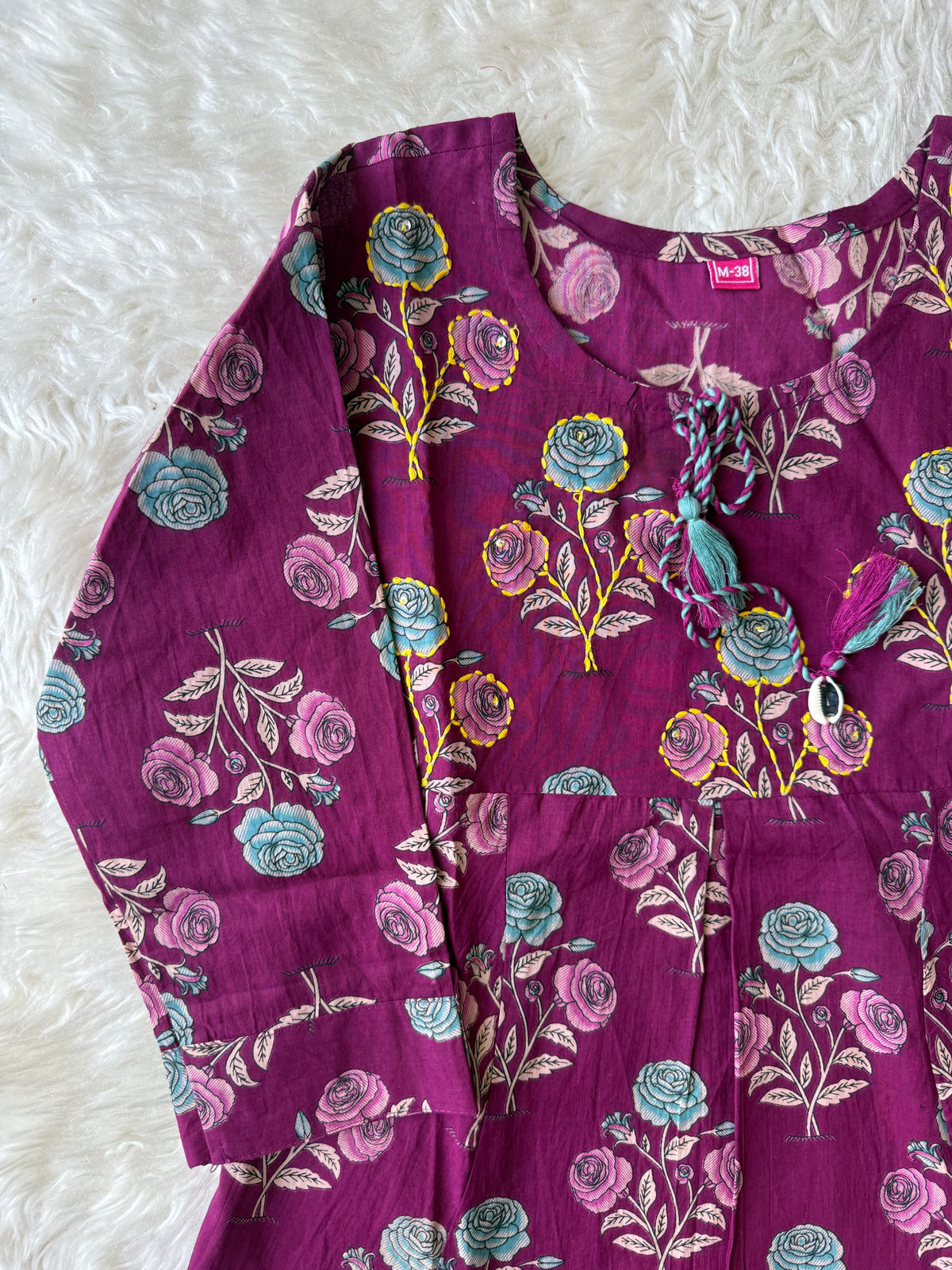 Breathable Cotton Patch Work Co-ord Set