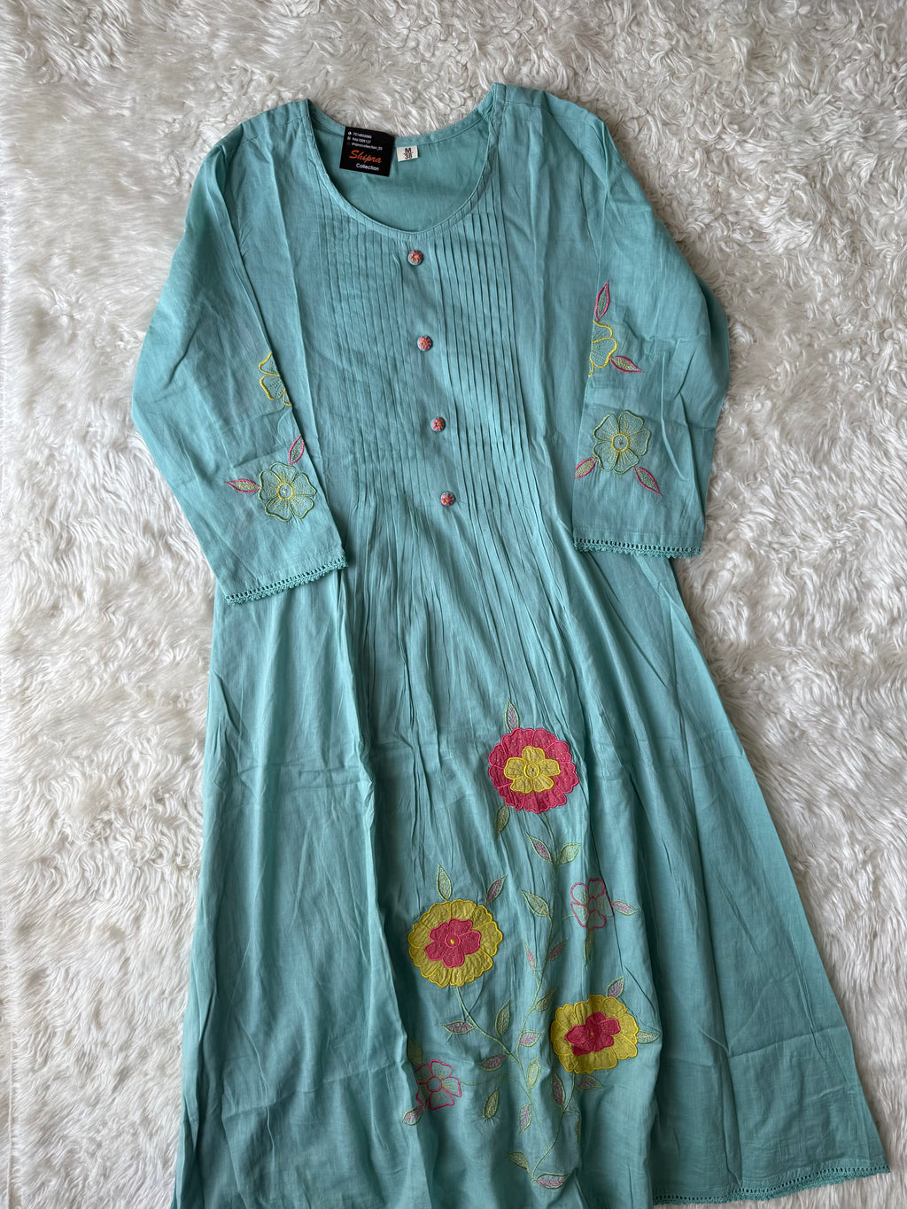 Mul Cotton Kurti Pant Dupatta Set