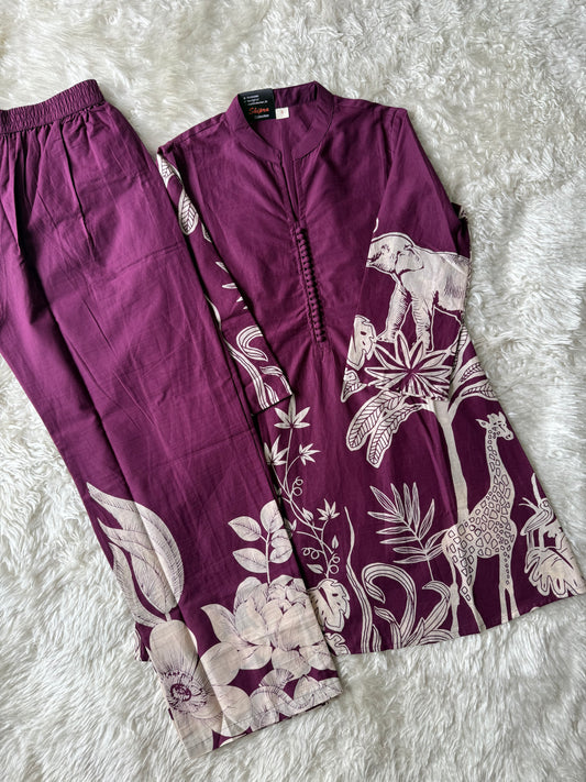 Pure Cotton Co-ord Set