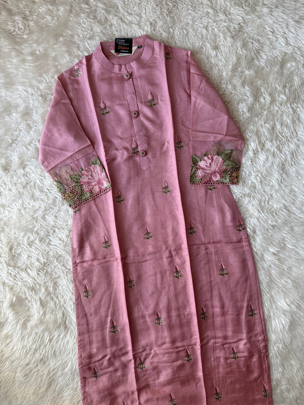 Dola Silk Kurti Pant Dupatta Set