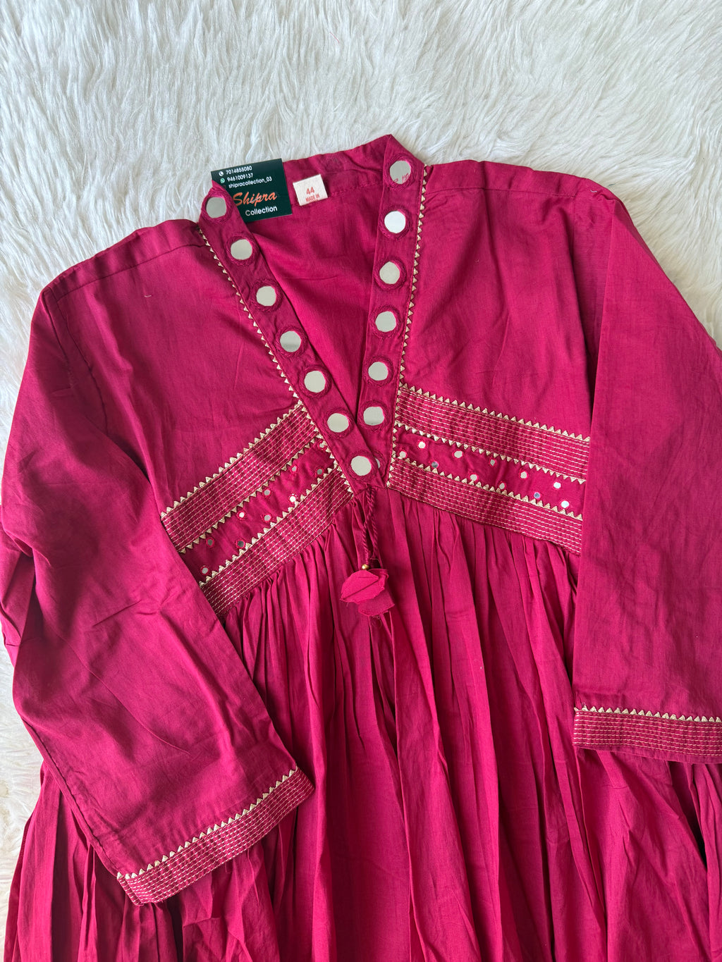 Premium Cotton Flare Kurti Pant Set