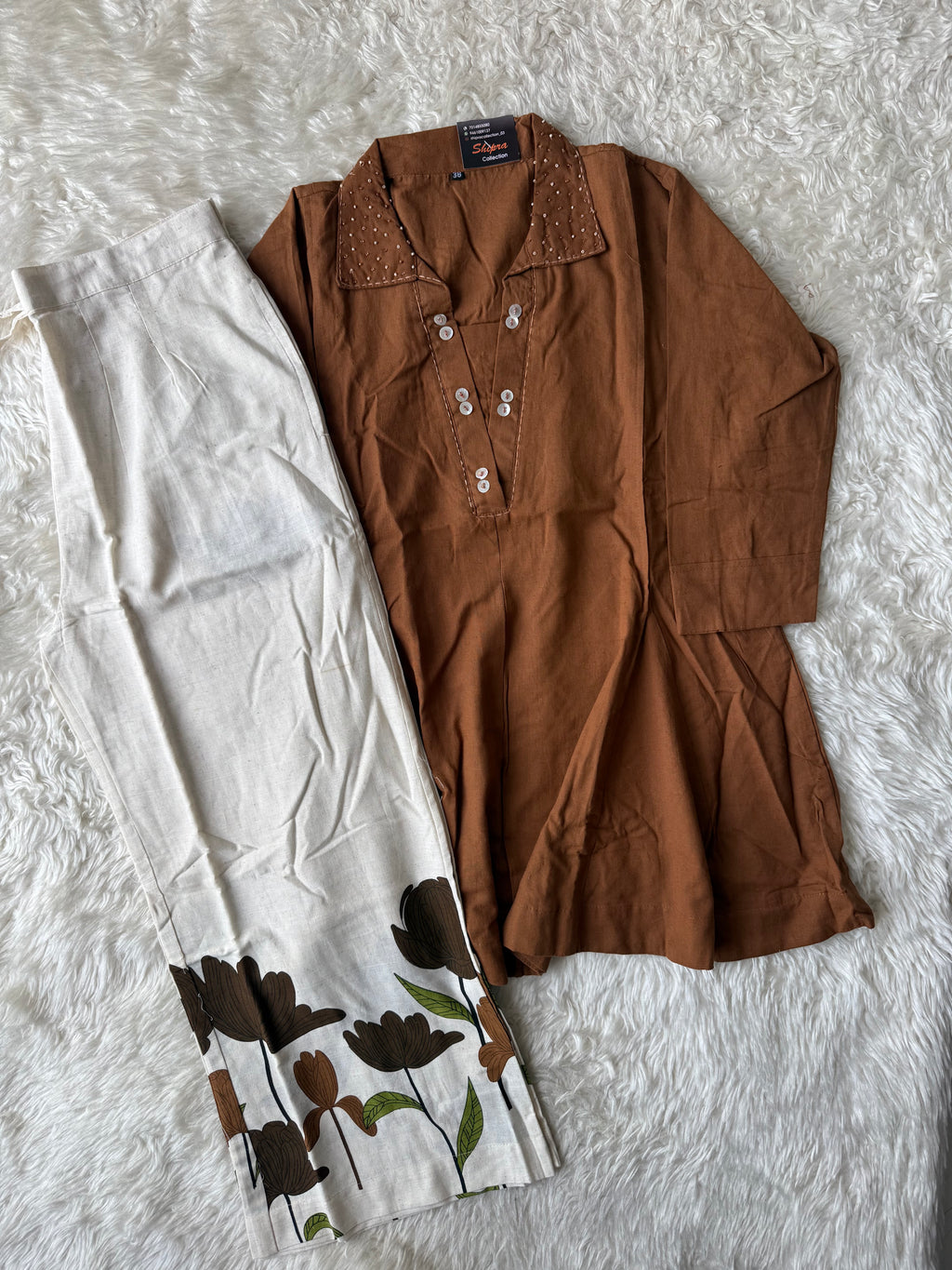 Soft Khadi Cotton Co-ord Set