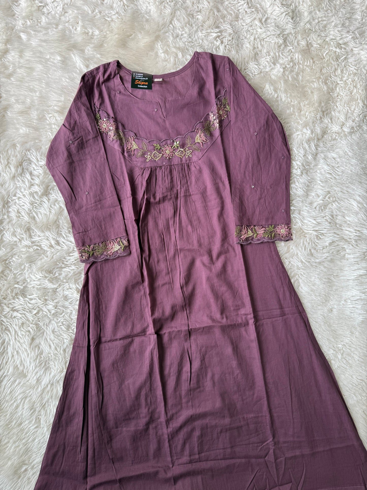 Mul Cotton Kurti Pant Dupatta Set