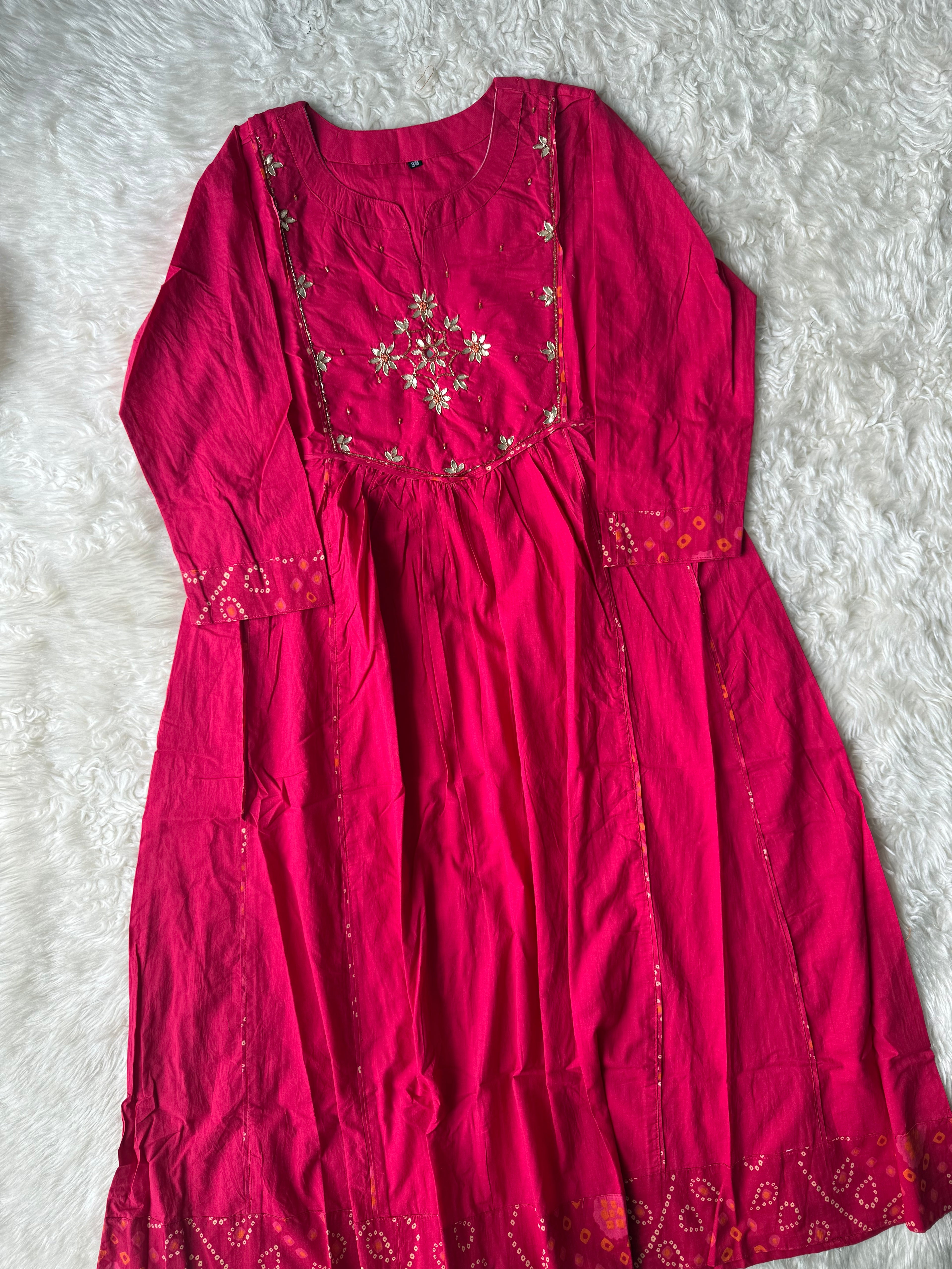 Premium Cotton Bandhani Set
