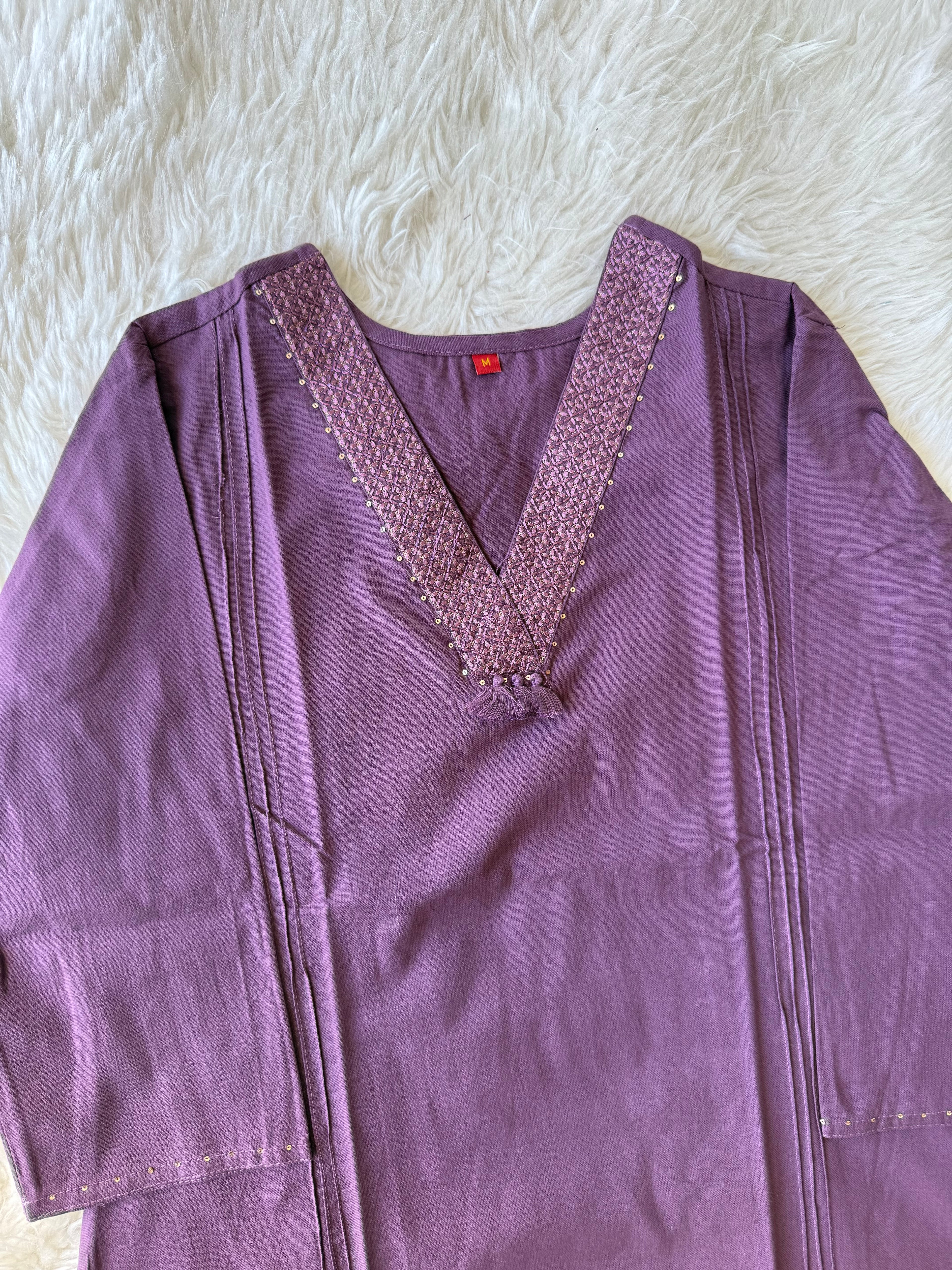 Premium Khadi Cotton Kurti Pant Set