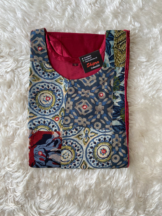 Gazi Silk Kurti