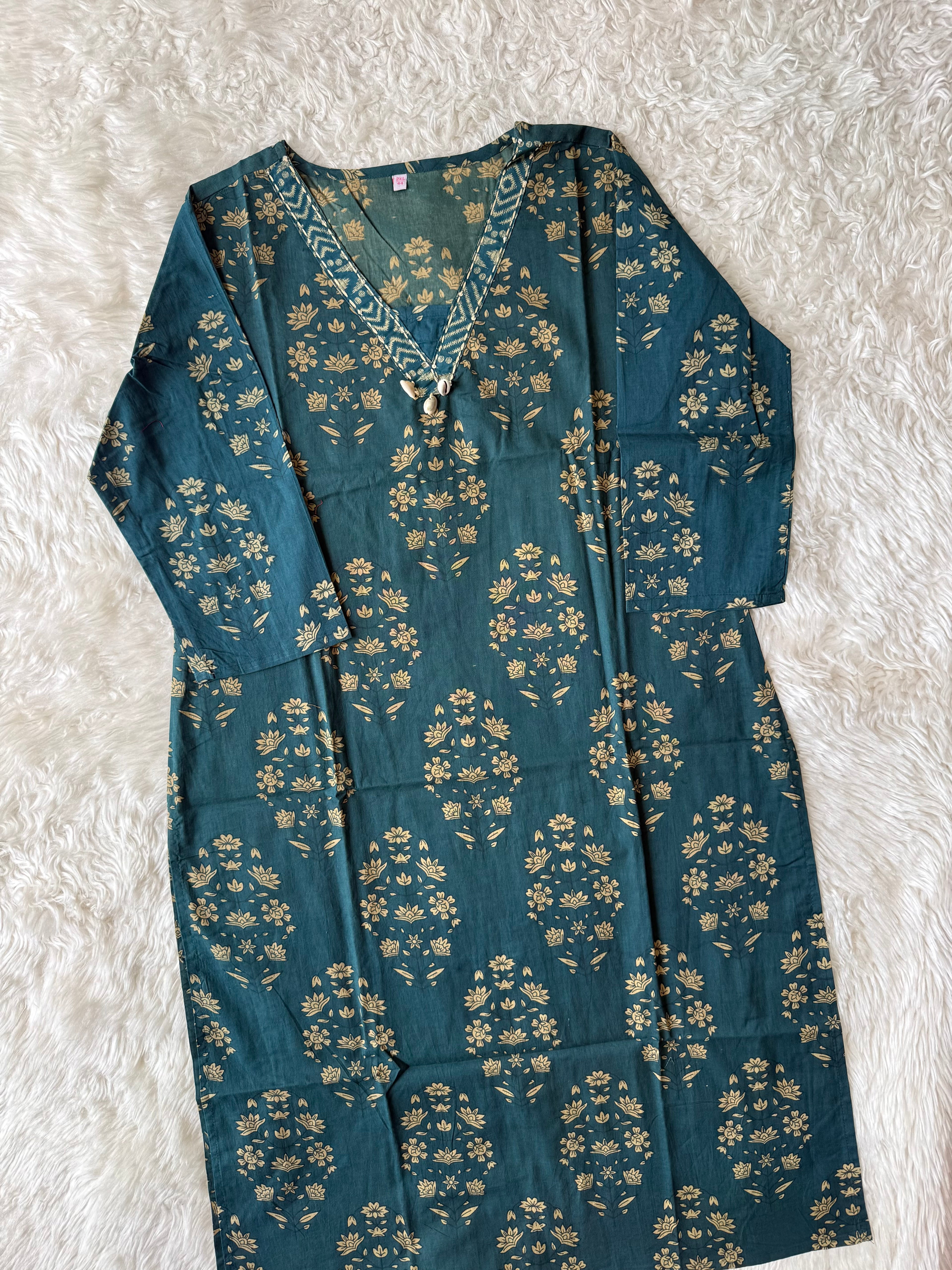 Premium Cotton Kurti Pant Set