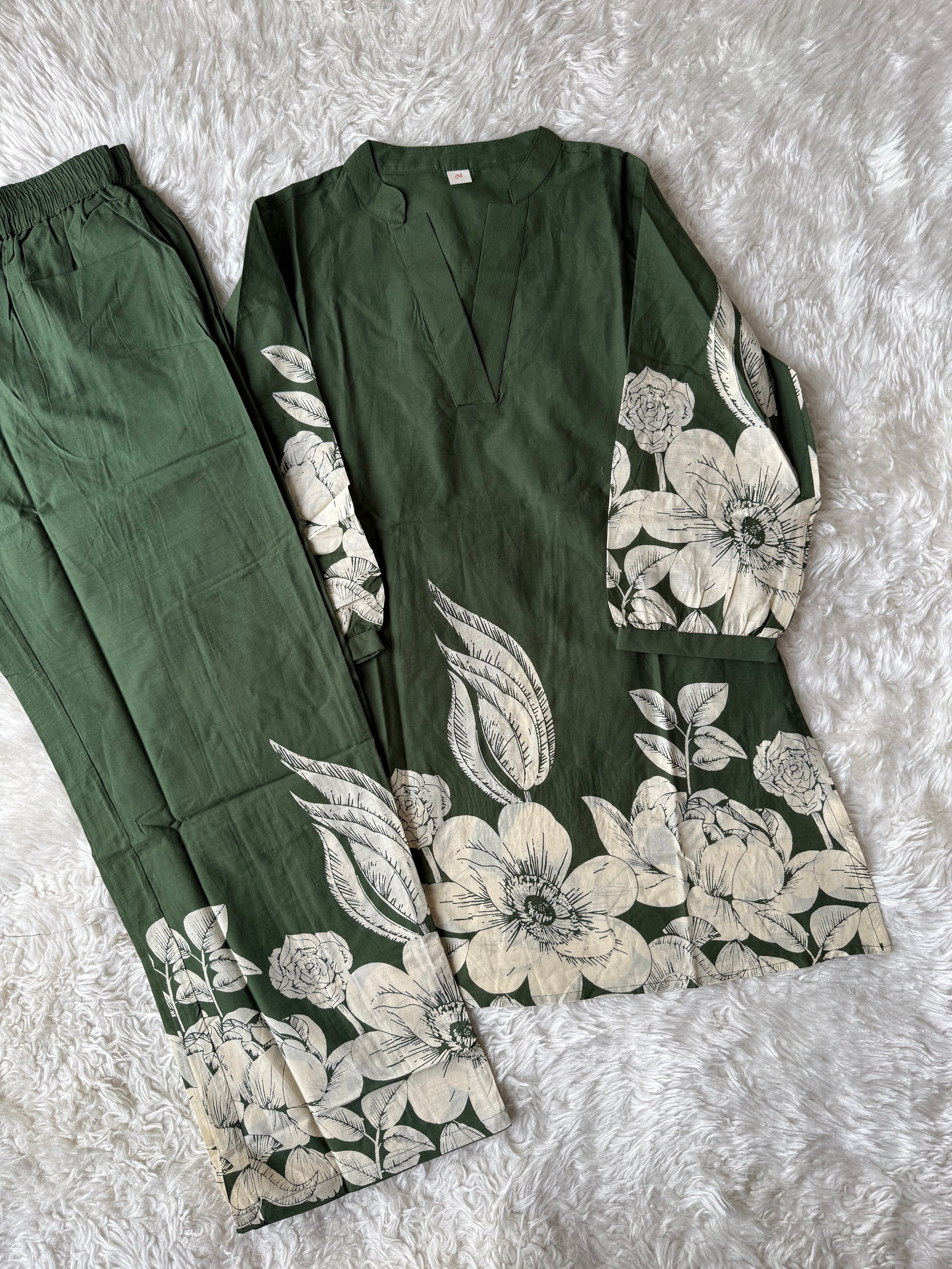 Pure Cotton Co-ord Set
