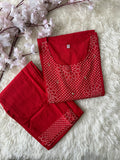 Premium Cotton Kurti Pant Set